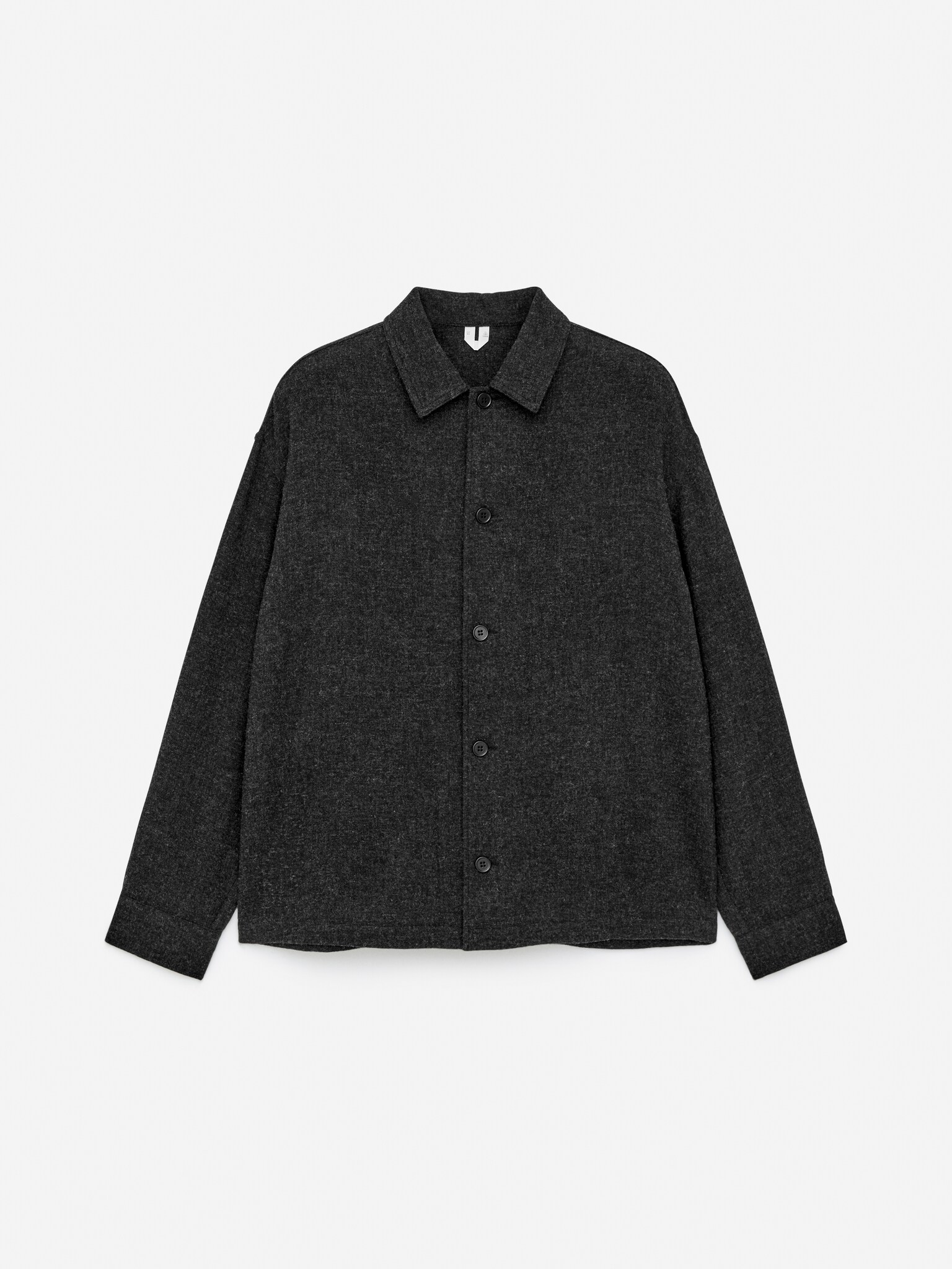 Sobrecamisa holgada - Gris oscuro/Topo