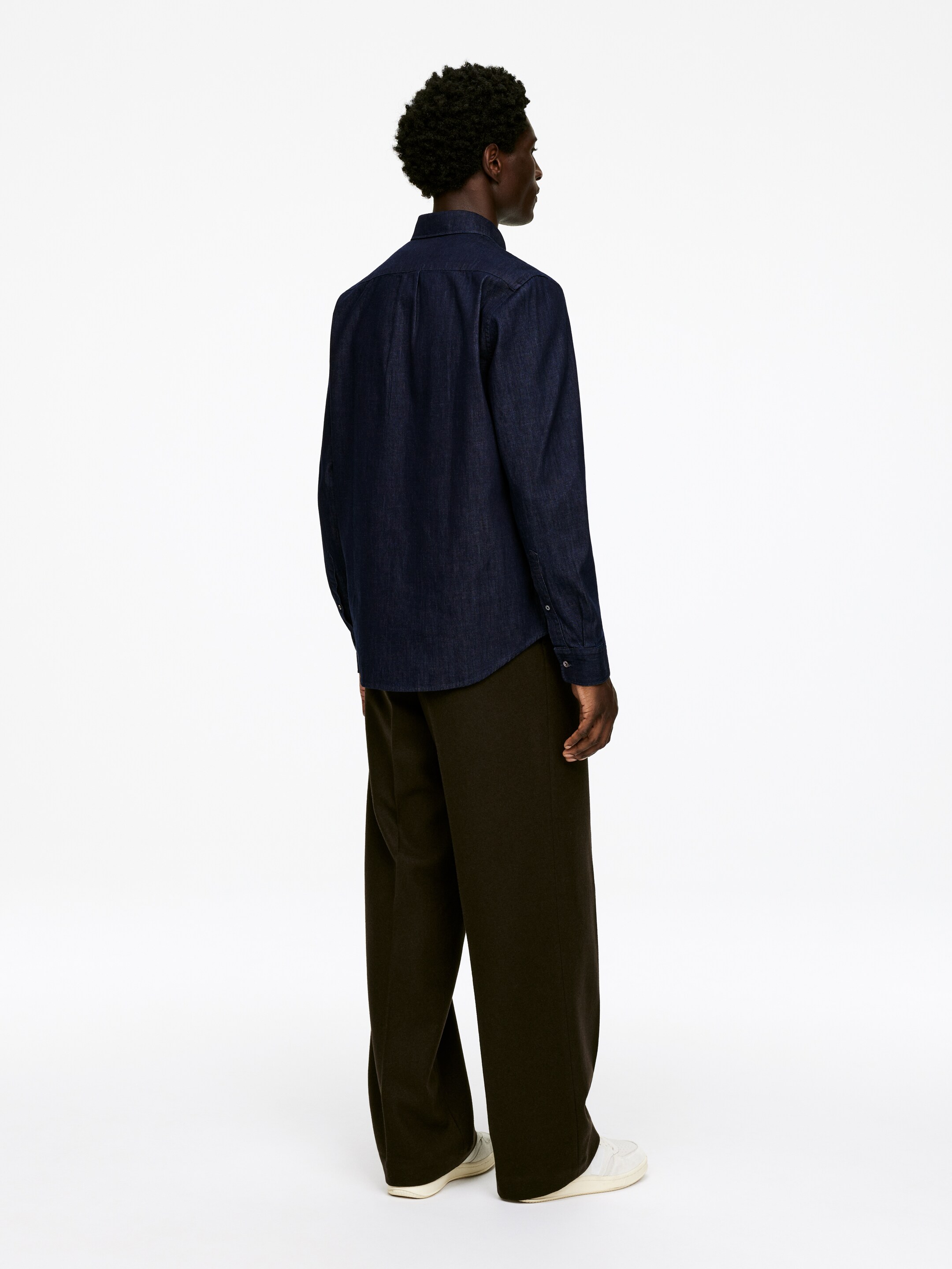 Agrandir l'image: Chemise en jean - Bleu foncé - HOMME | H&M BE 2