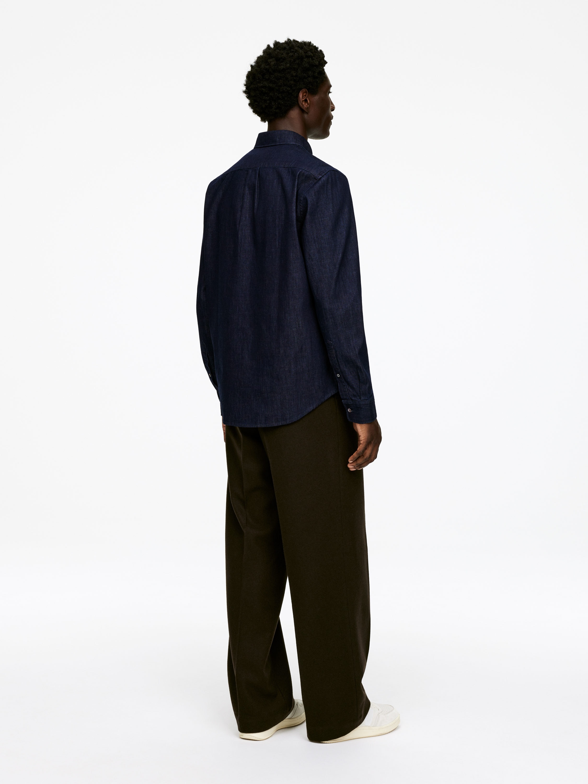 Denim Shirt - Dark Blue - Regular fit - Men - StillMedia/Lookbook - 18