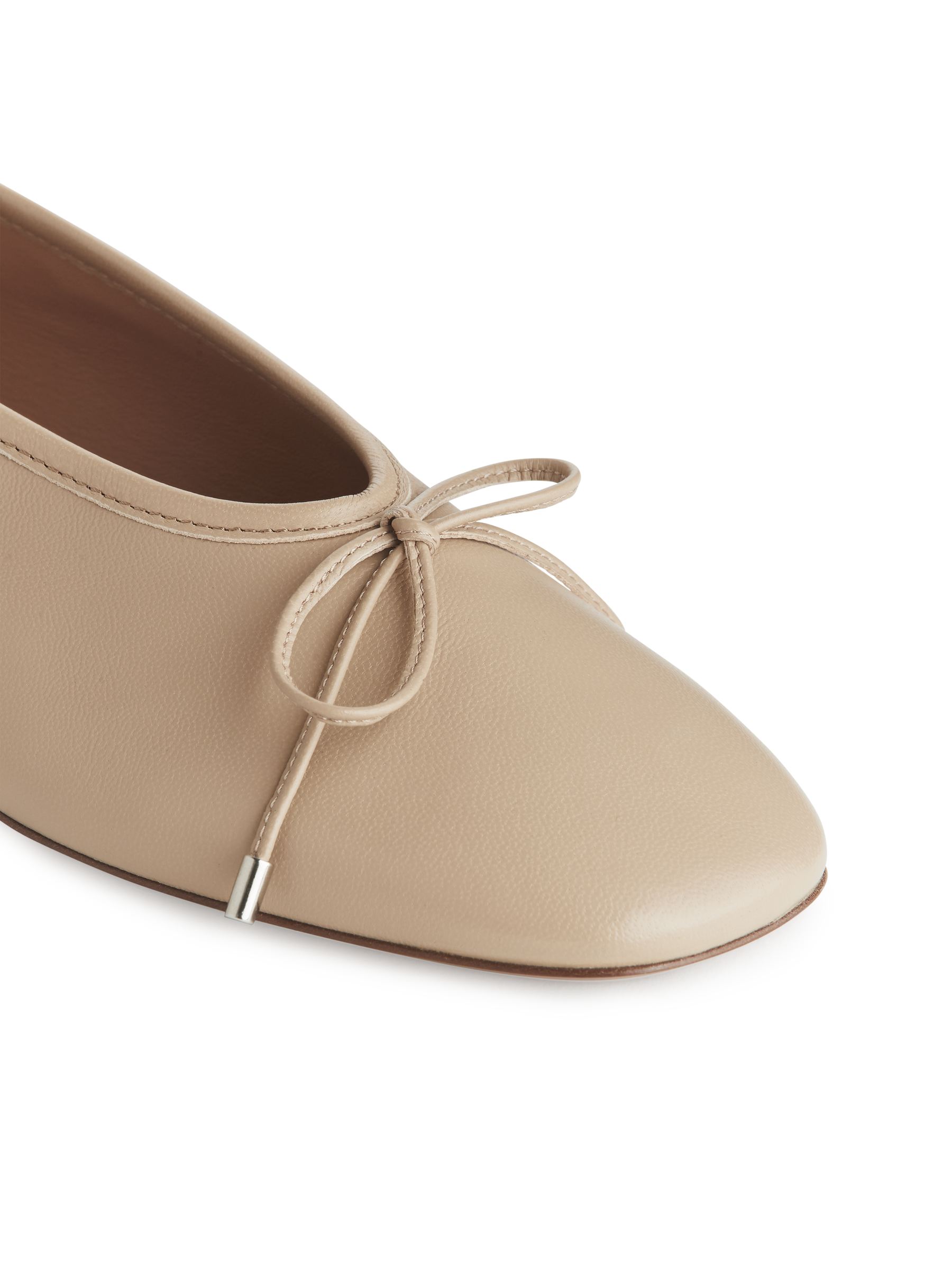 Leather Ballet Flat - Beige - Women - StillMedia/DescriptiveDetail - 5