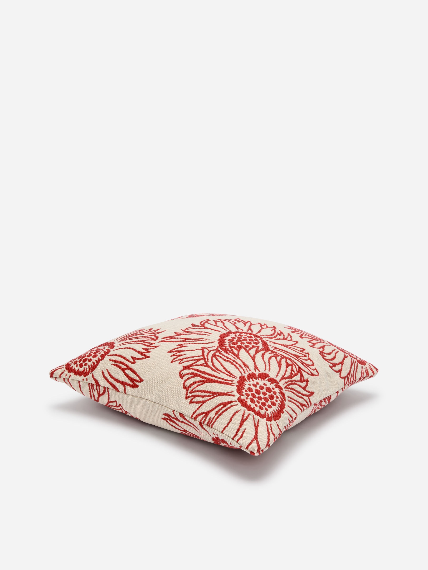 Cotton Wool Cushion Cover 50 x 50 cm-#B12F39-18680