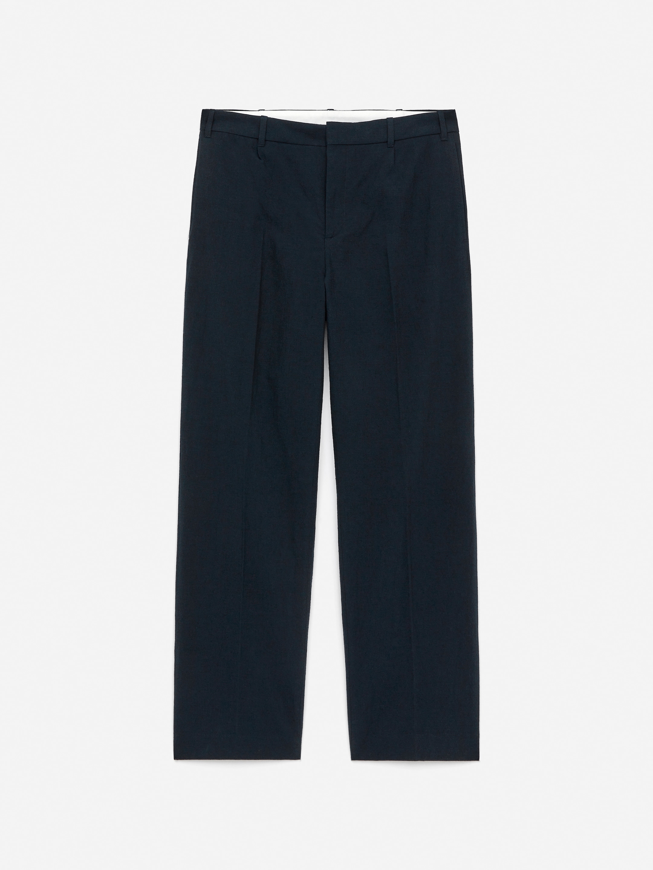 Textured Trousers - Dark Blue - Regular fit - Men - StillMedia/DescriptiveStillLife - 1