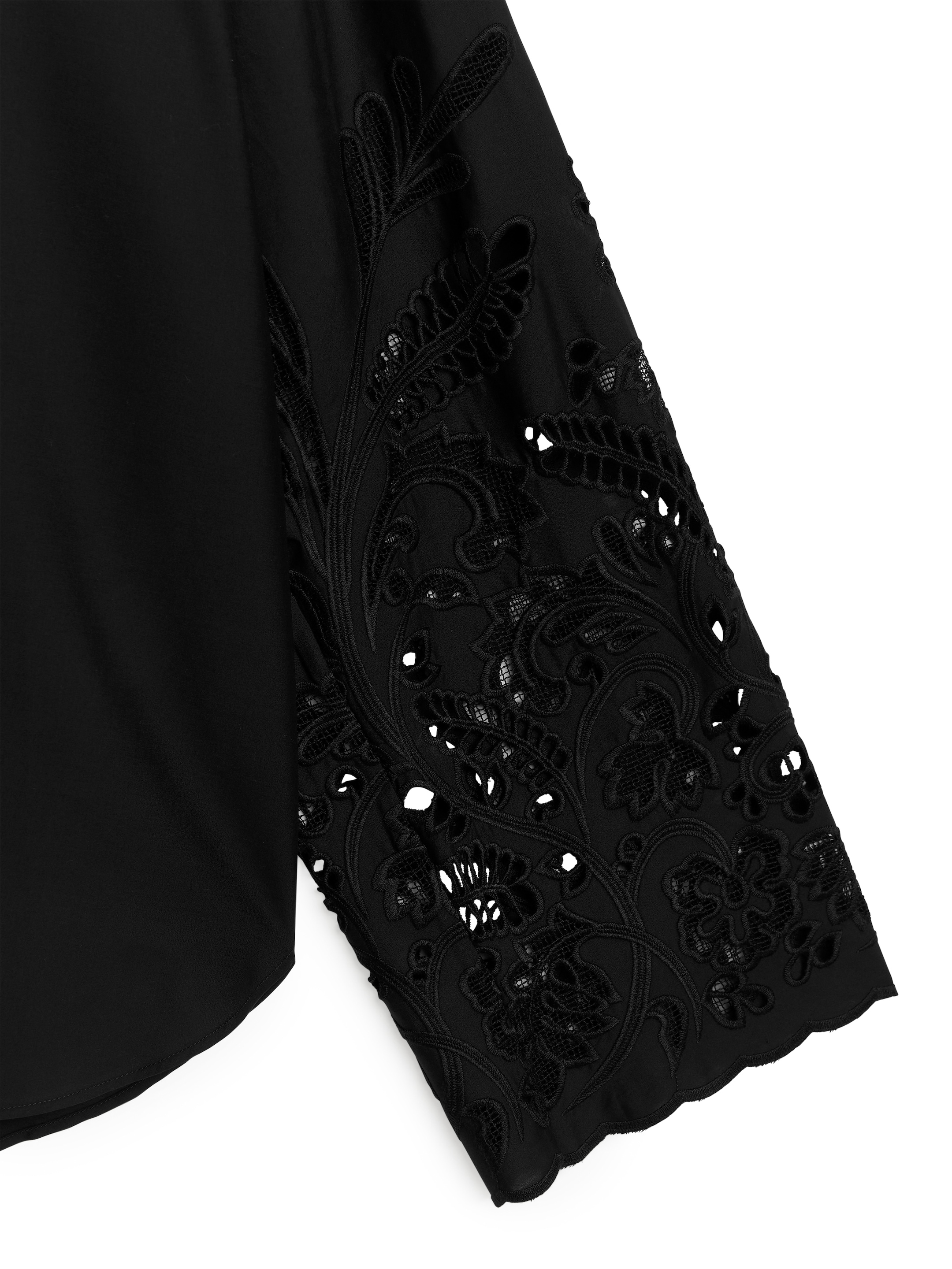 Bestickte Bluse - Schwarz - Regular Fit - Damen - StillMedia/DescriptiveDetail - 1