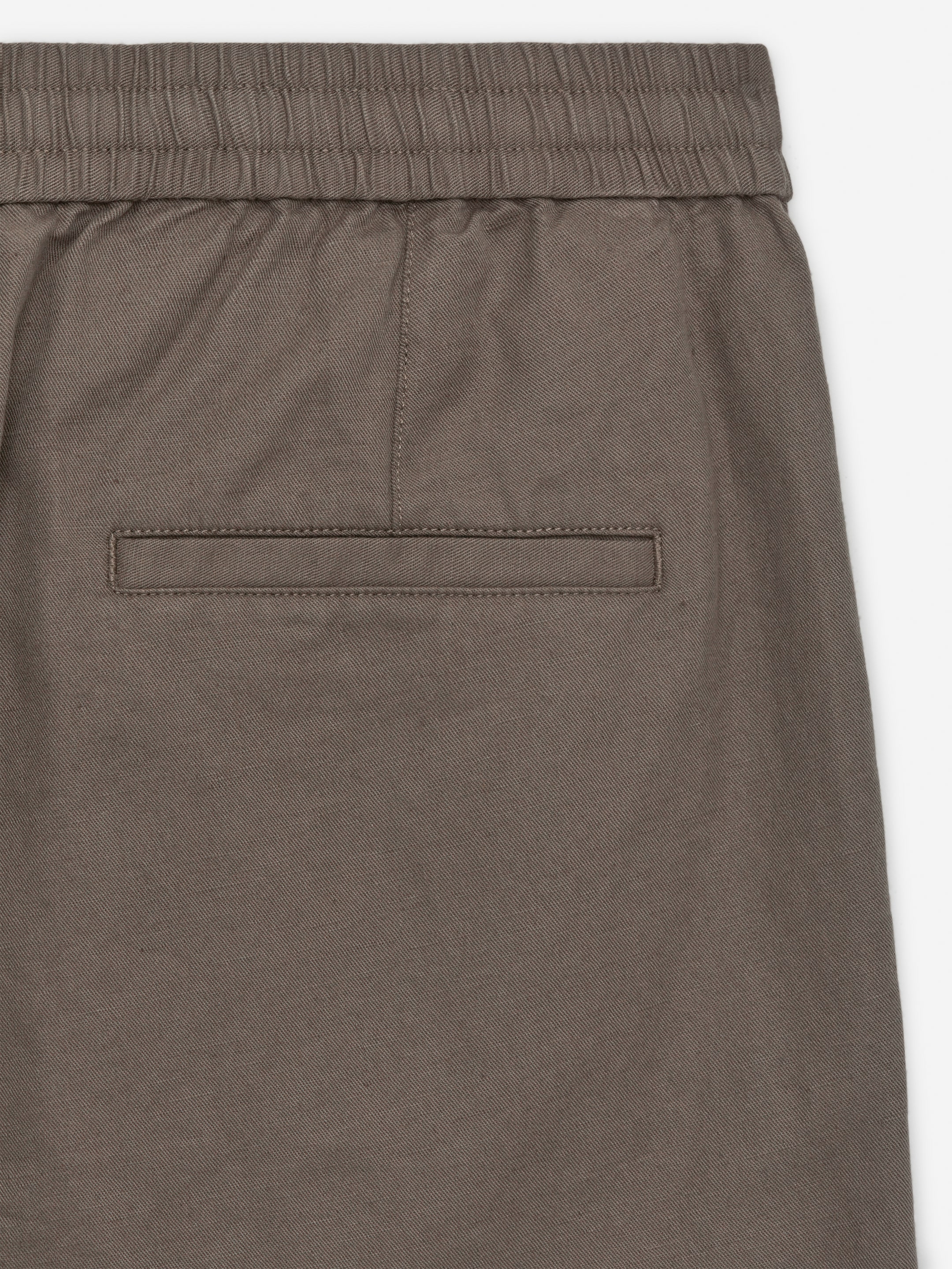 Linen Blend Trousers - Mole - Relaxed fit - Men - StillMedia/DescriptiveDetail - 1