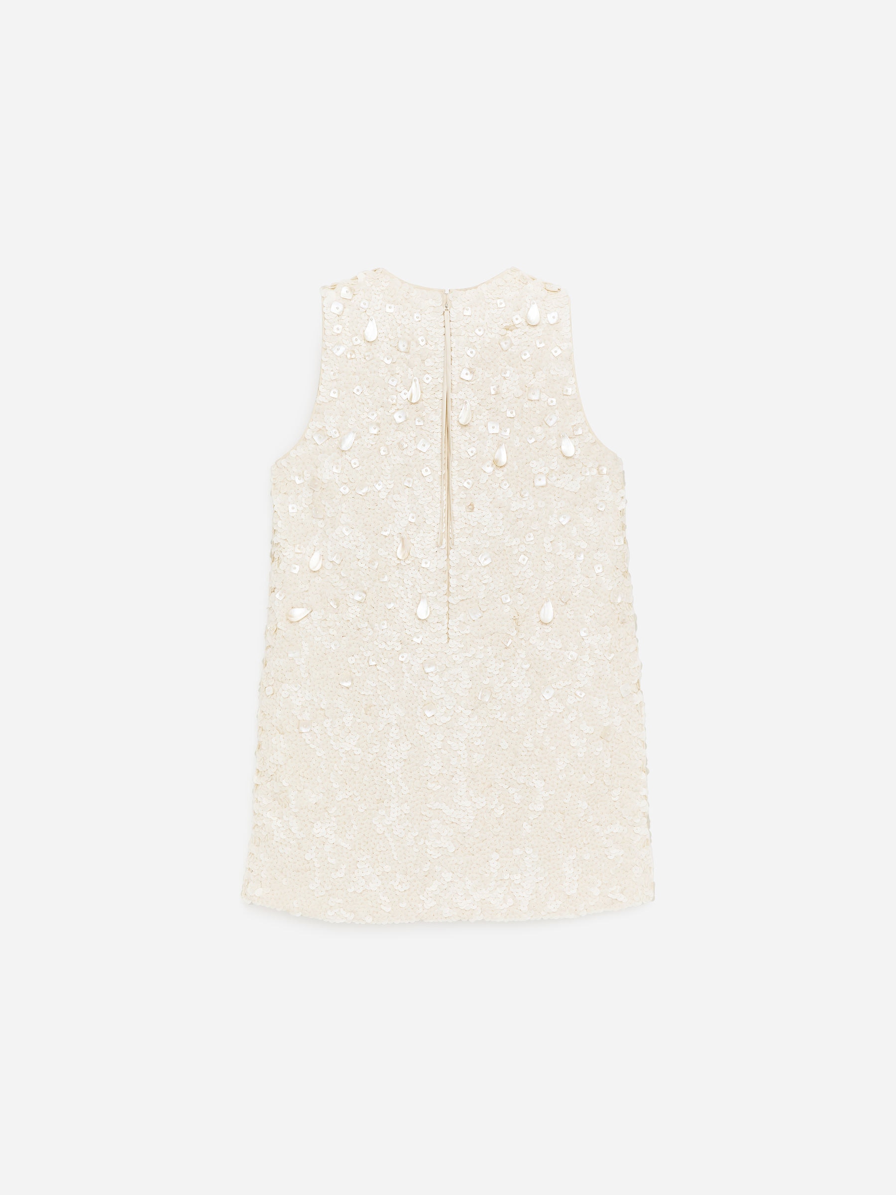 Vestido mini de lentejuelas - Crema - Corte estándar - Women - StillMedia/DescriptiveStillLife - 2