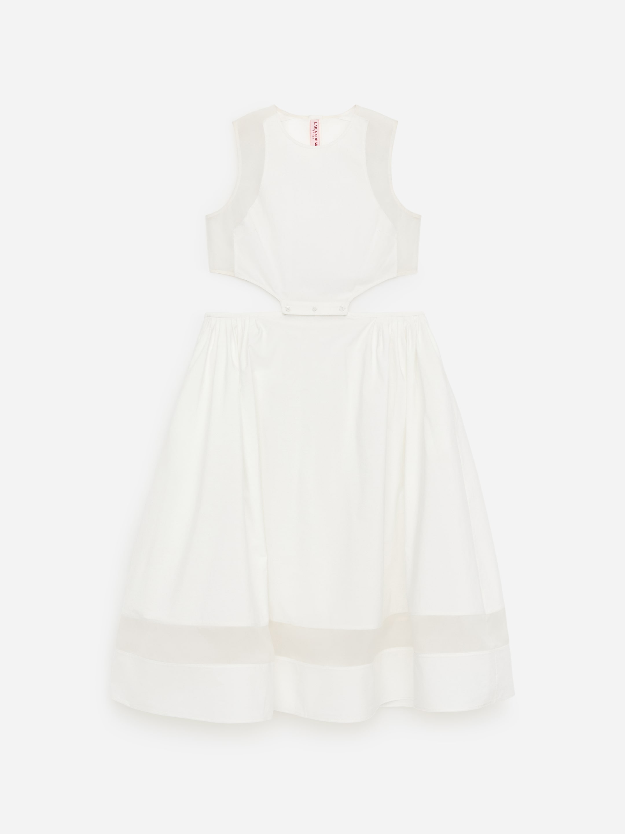 ARKET and Laila Gohar Apron Dress-White-18875