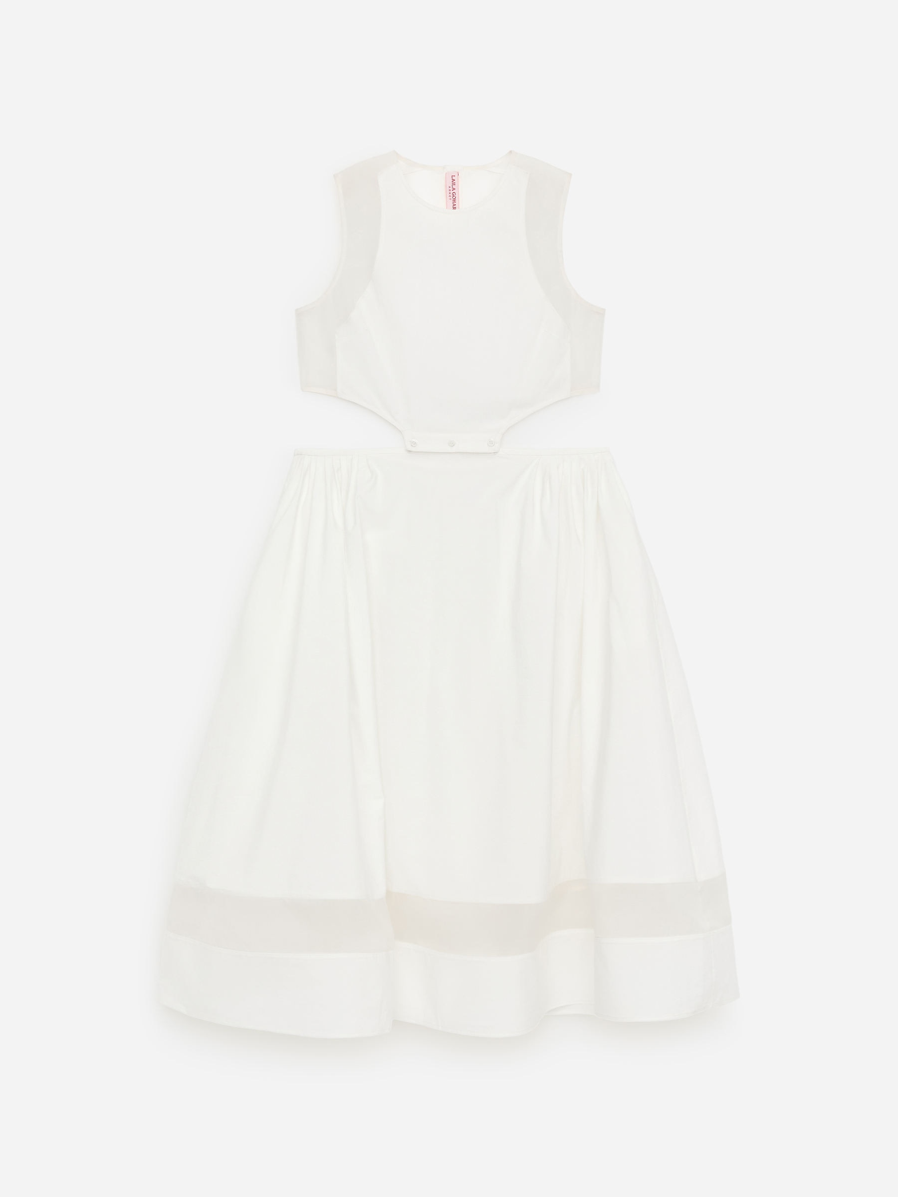 ARKET and Laila Gohar Apron Dress-#F4F3E9-18875