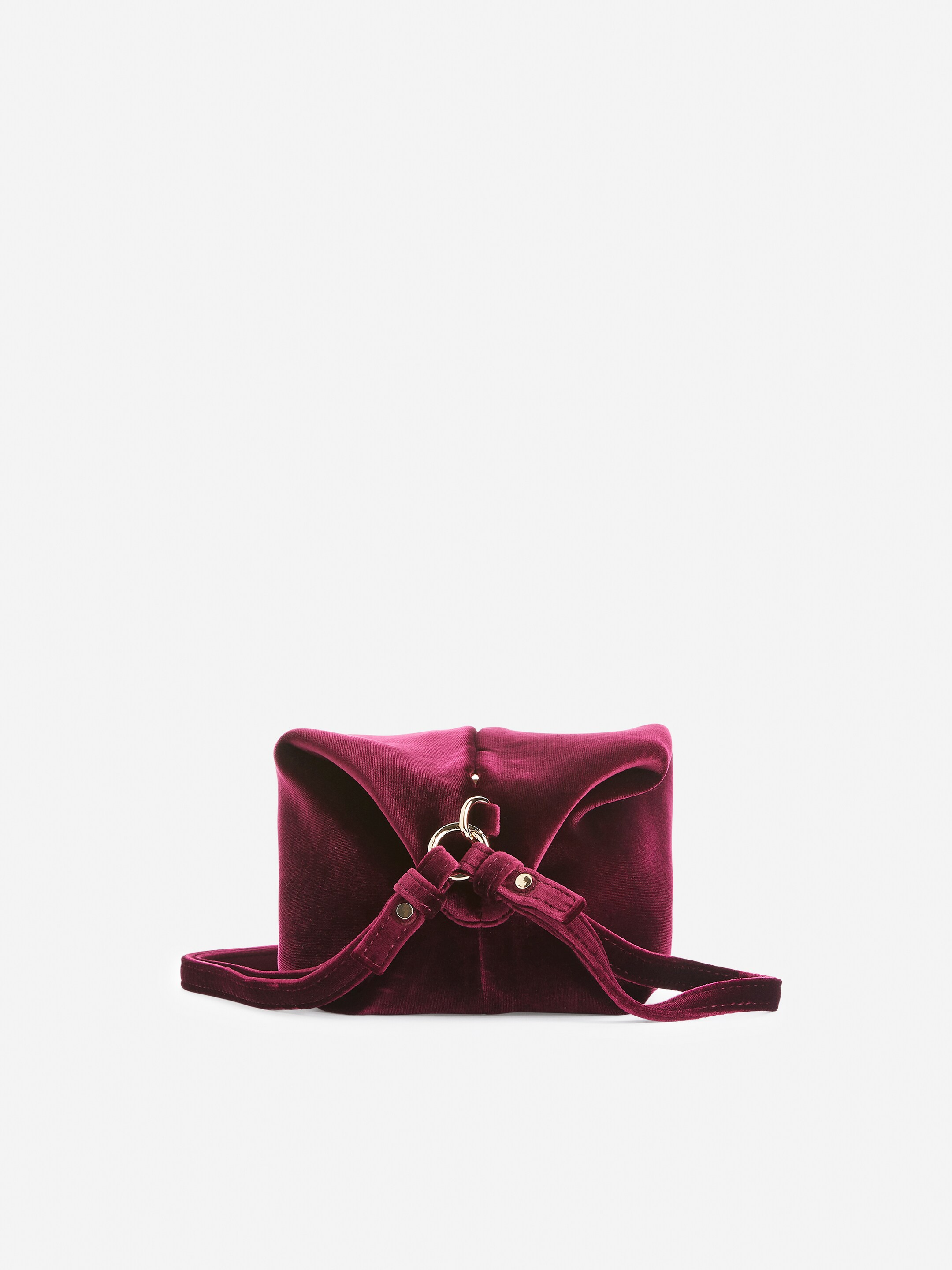 Größeres Bild ansehen: Minitasche aus Samt - Weinrot - Ladies | H&M DE 2