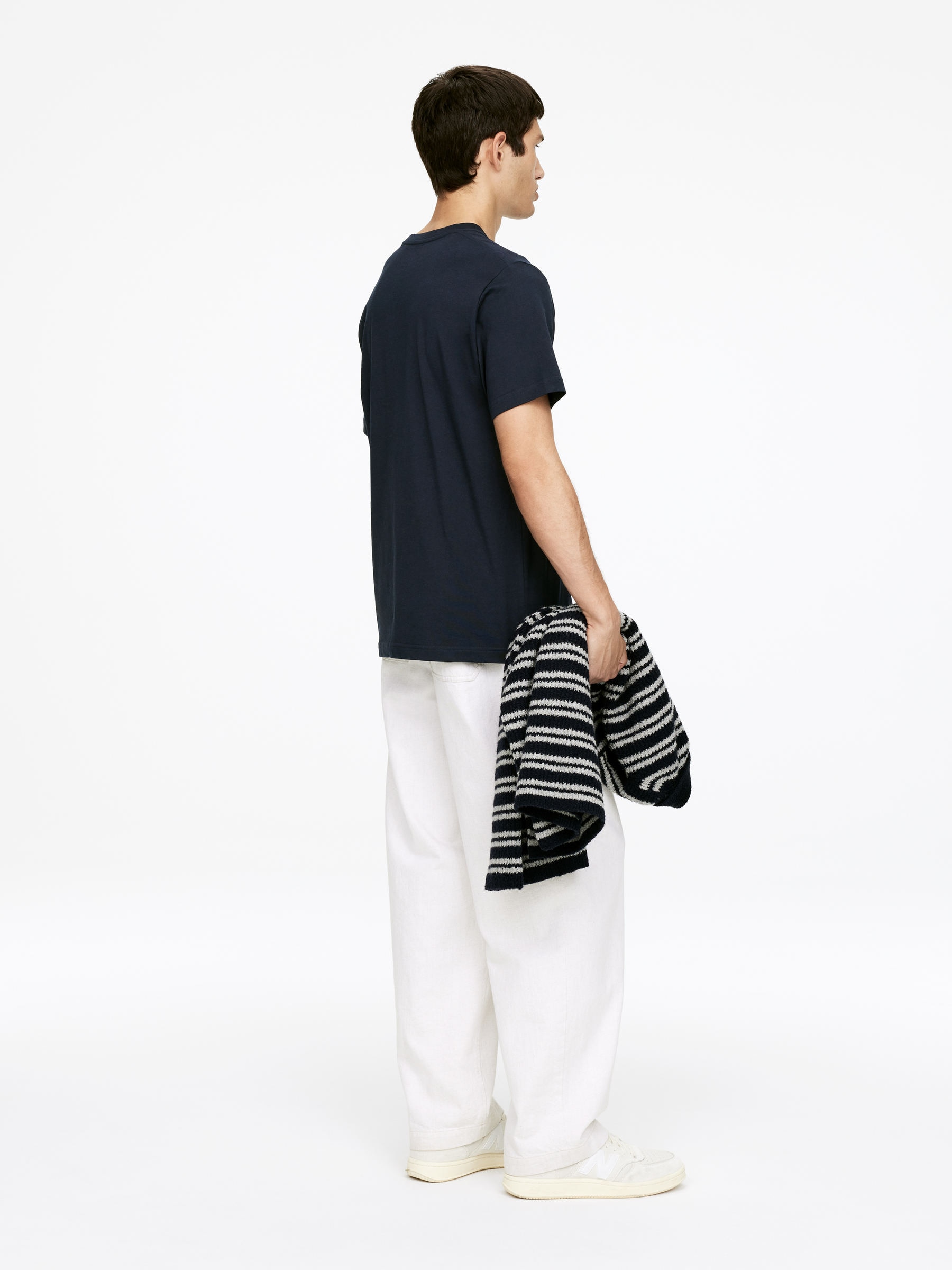 170 GSM Regular T-Shirt - Dark Blue - Regular fit - Men - StillMedia/Lookbook - 45