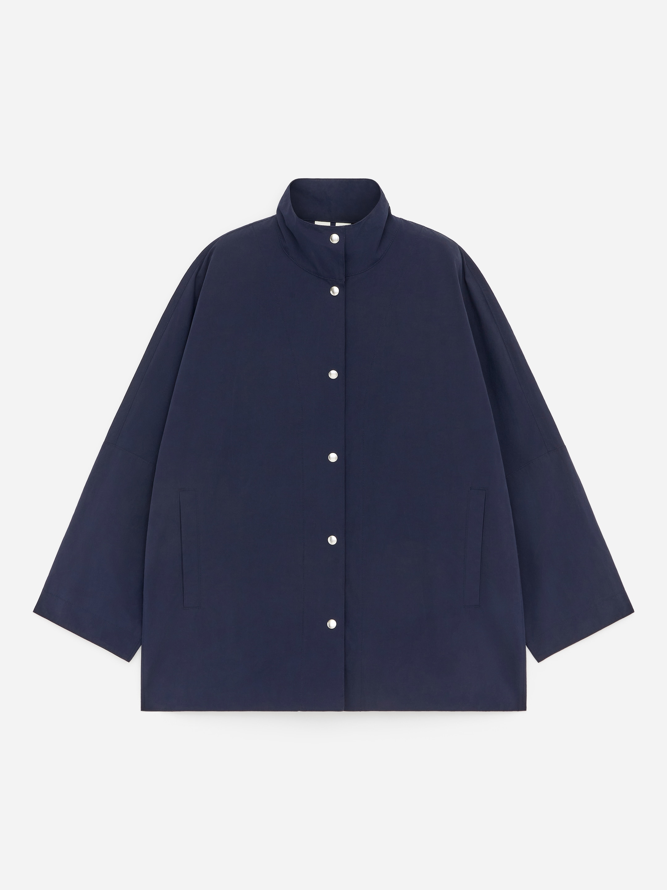 Oversized Shell Jacket - Dark Blue - Oversized - Women - StillMedia/DescriptiveStillLife - 1