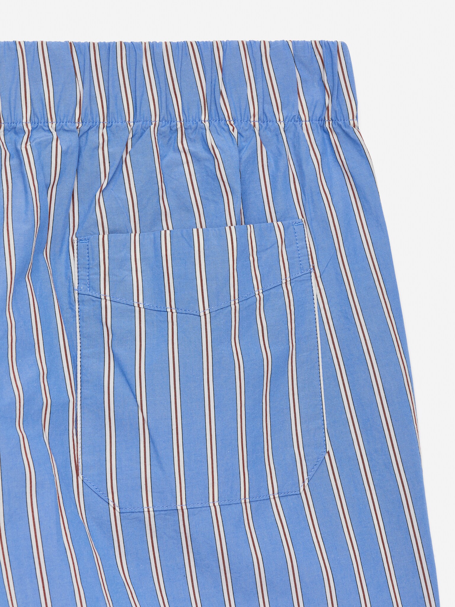 Short de pyjama - Bleu/Blanc/Marron/Blanc/Bleu - 3