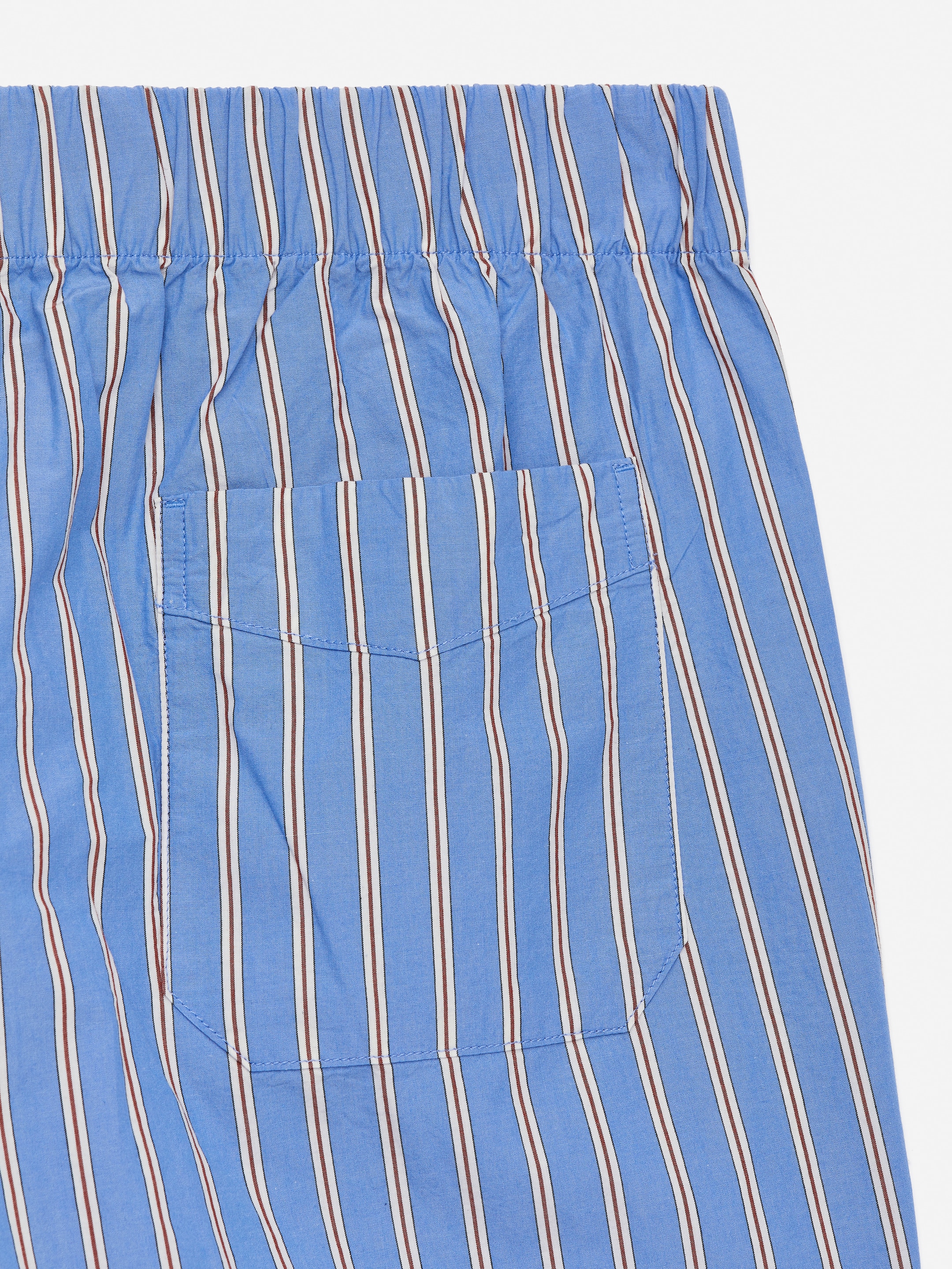 Pyjamasshorts - Blå/vit/brun - Regular fit - Men - StillMedia/DescriptiveDetail - 2