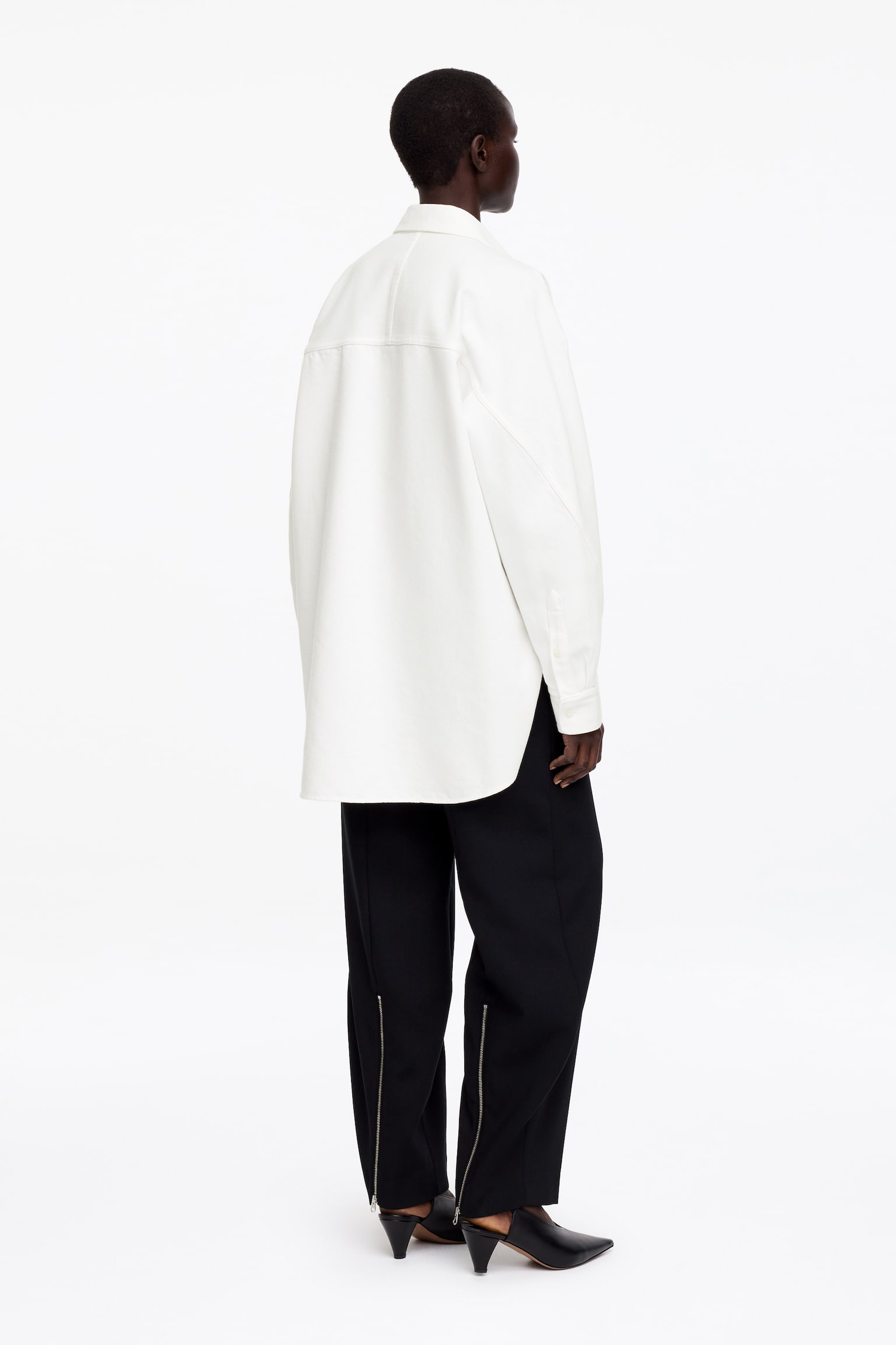 Denimskjorta - Vit - 6