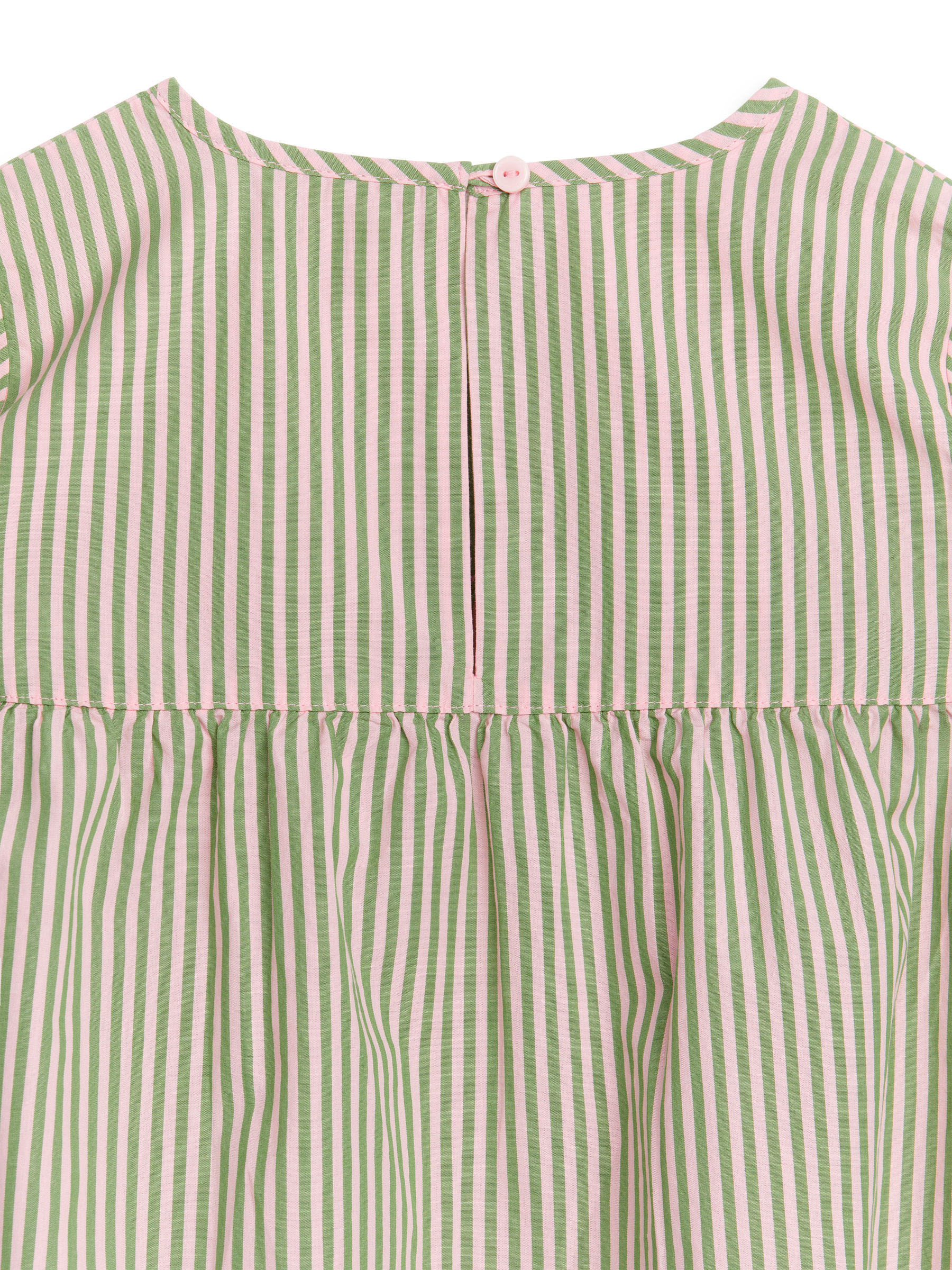 Baumwollkleid - Grün/Cremeweiß - Regular Fit - Kinder - StillMedia/DescriptiveDetail - 3