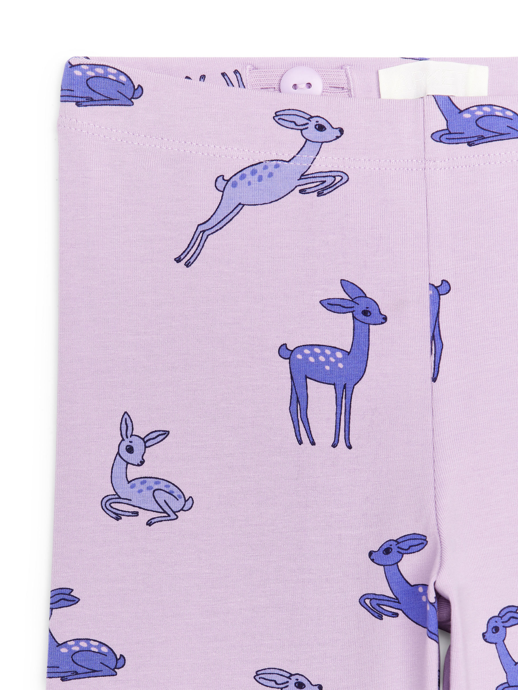 Jersey Leggings - Lilac/Reindeer - Slim fit - Children - StillMedia/DescriptiveDetail - 1