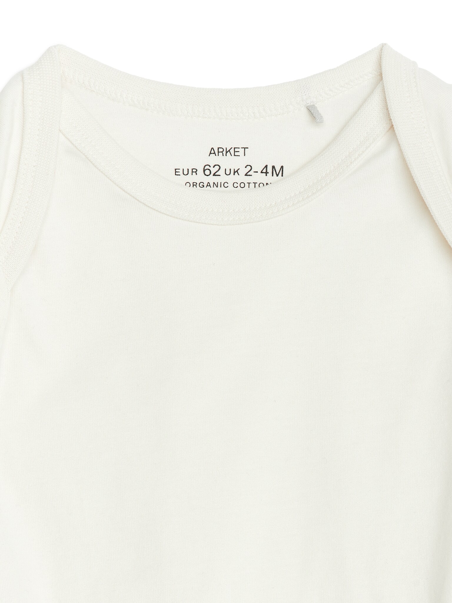 Newborn Soft Cotton Bodysuit - White - 3