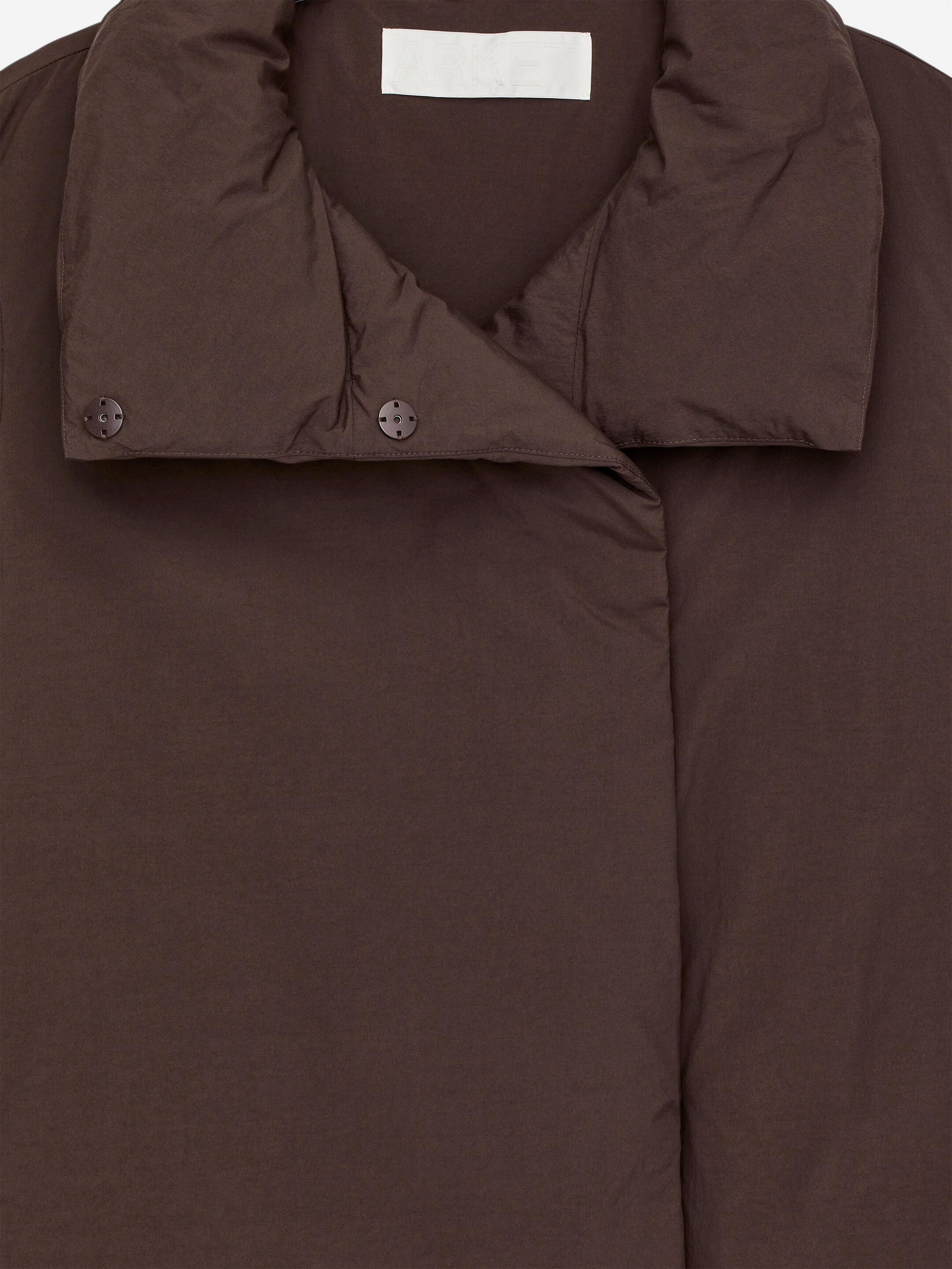 Visualizza immagine più grande: Giacca con collo alto Upcycled Down - Marrone scuro - DONNA | H&M IT 6