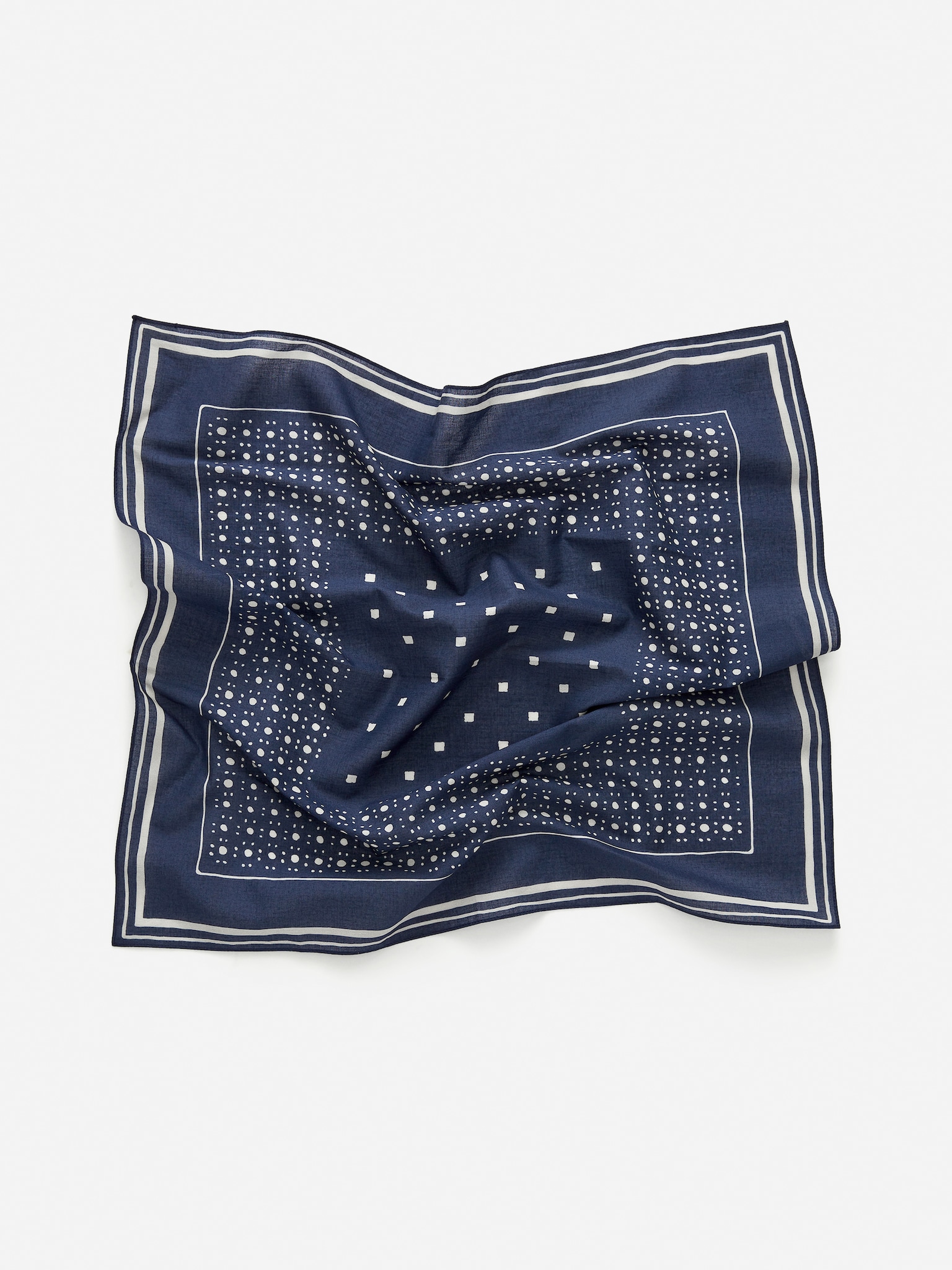 Écharpe imprimée - Bleu - 4