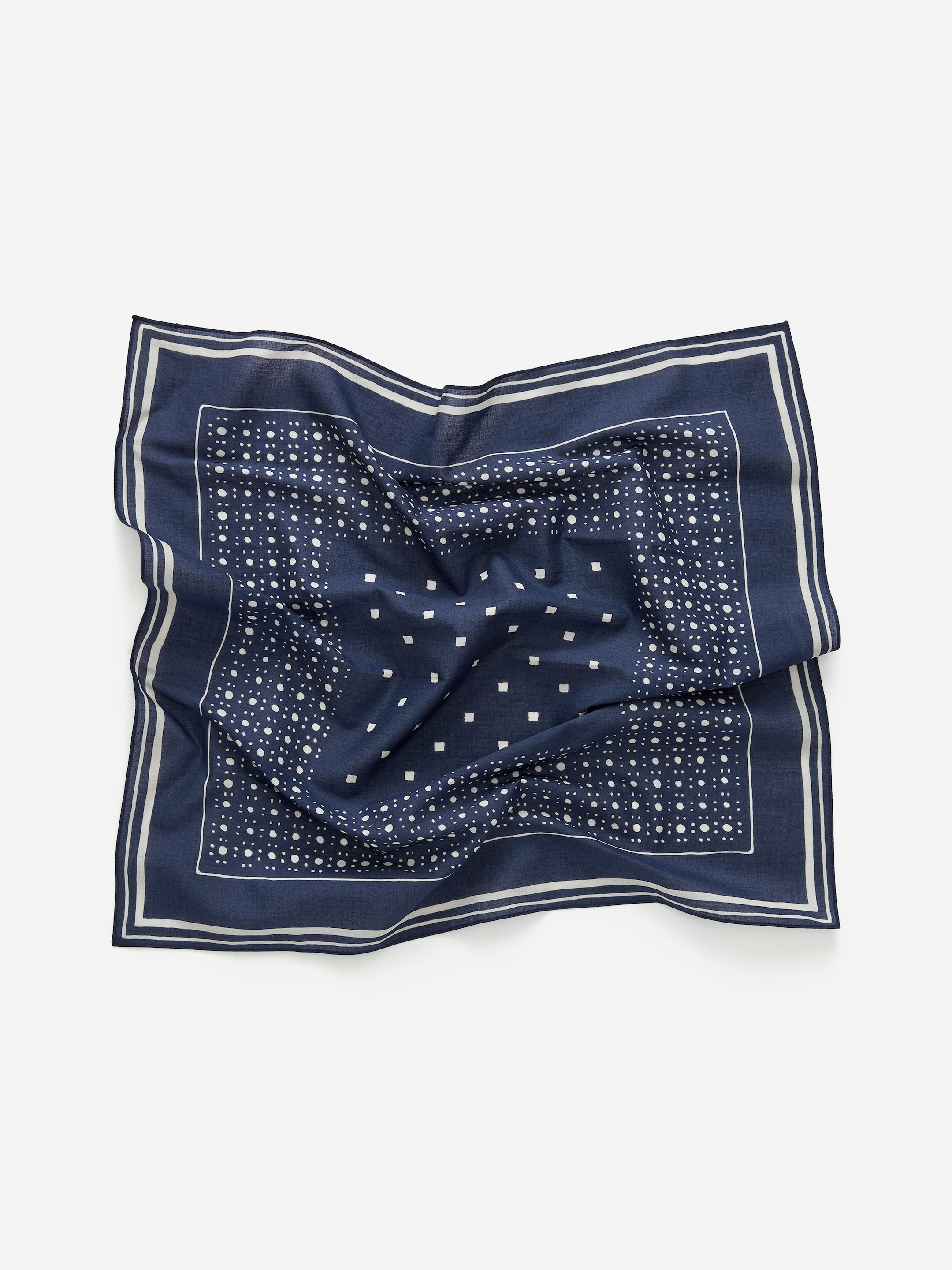 Mönstrad scarf - Blå - Women - StillMedia/DescriptiveStillLife - 3