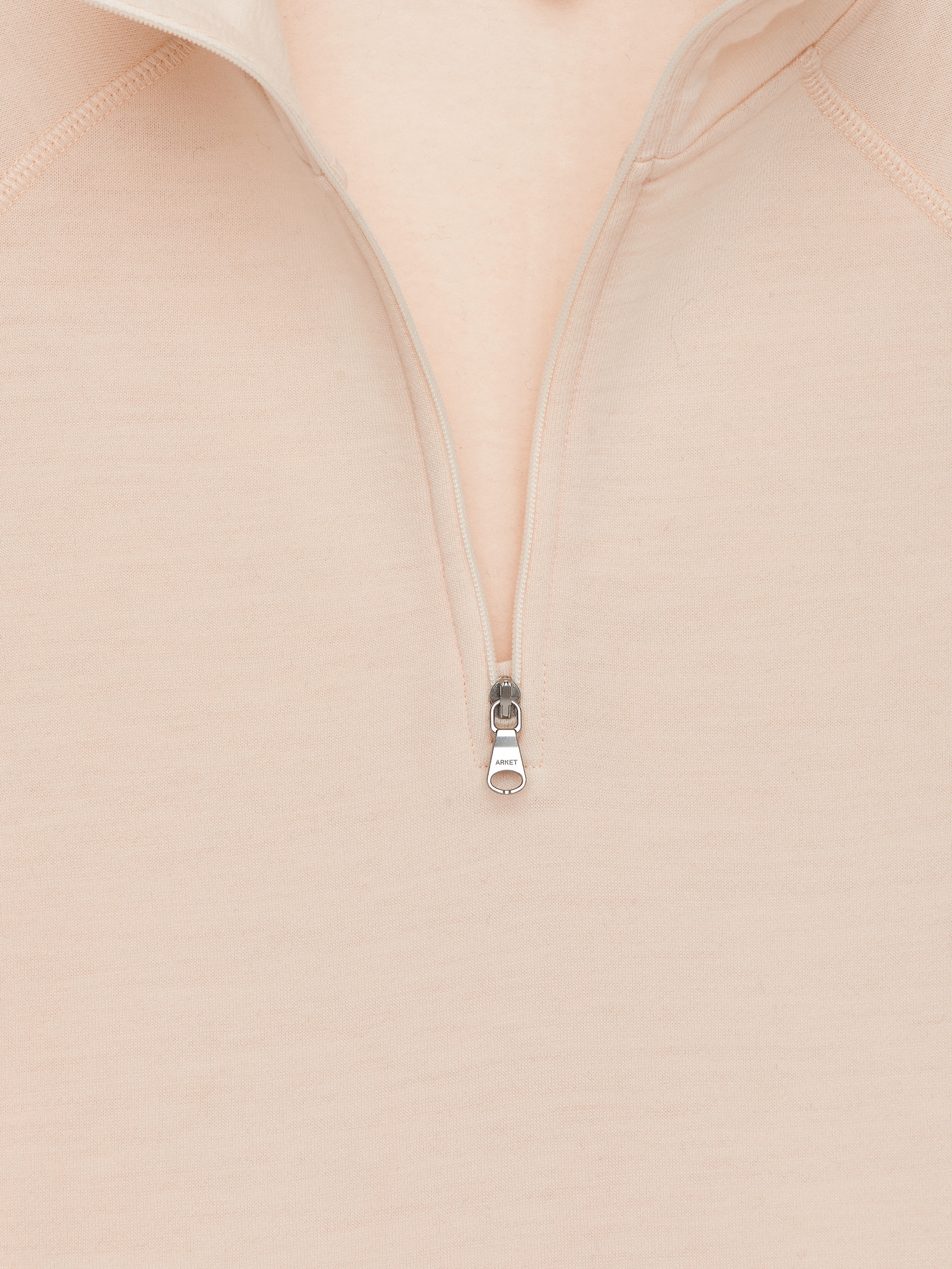 Topp i ullfleece - Off-white - Slim fit - Women - StillMedia/DescriptiveDetail - 1