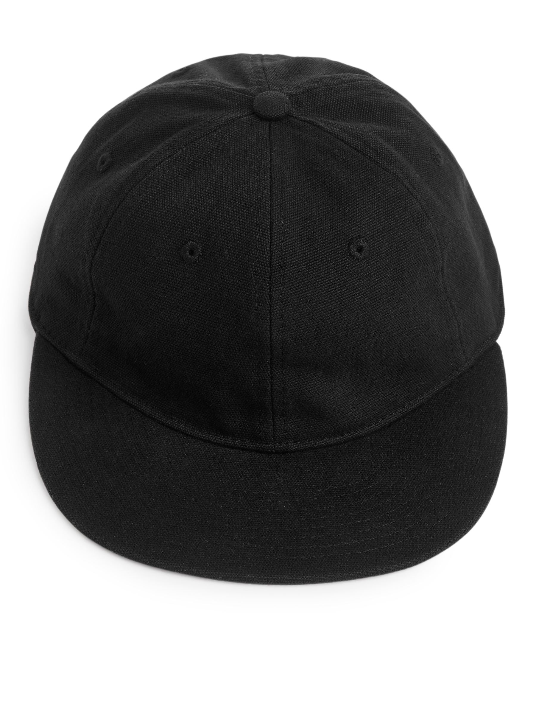 Cappellino in tela di cotone - Nero - Men - StillMedia/DescriptiveStillLife - 1