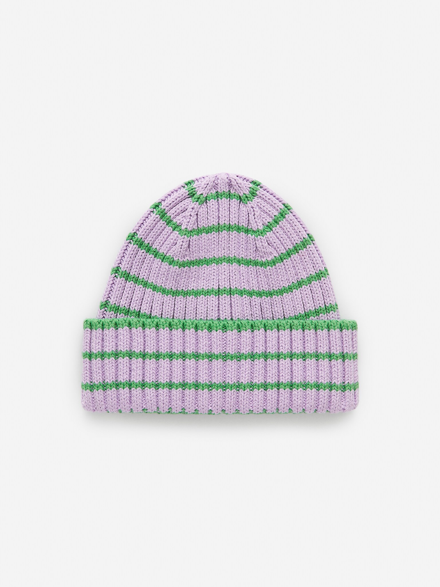 Rib Knit Baby Beanie - Lilac/Green/Bright Red/Green/Lilac/Off White/Lilac/Red/Light Blue