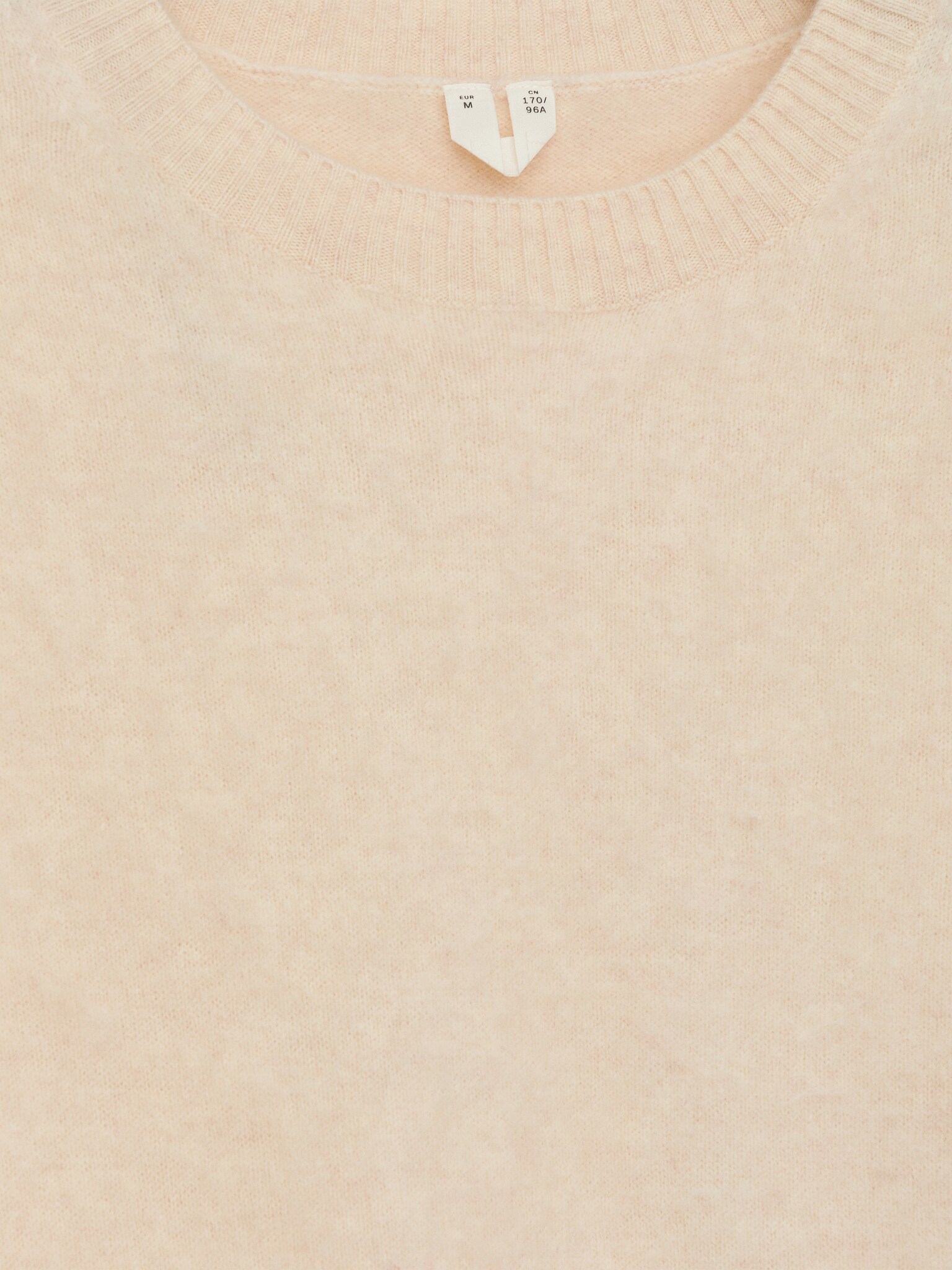 Knitted Wool T-Shirt - Beige - 2