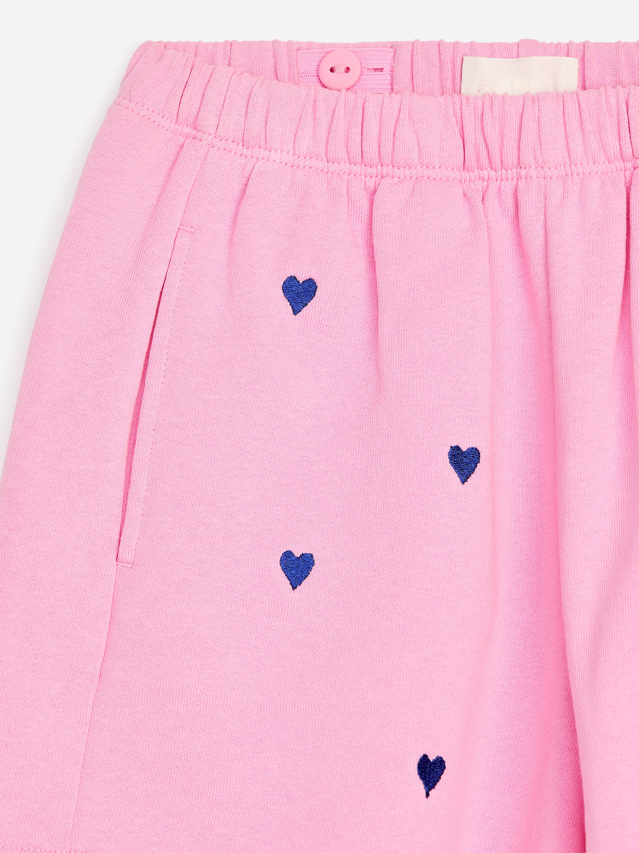 Short en coton brodé - Rose - Relaxed fit - Enfant - StillMedia/DescriptiveDetail - 1