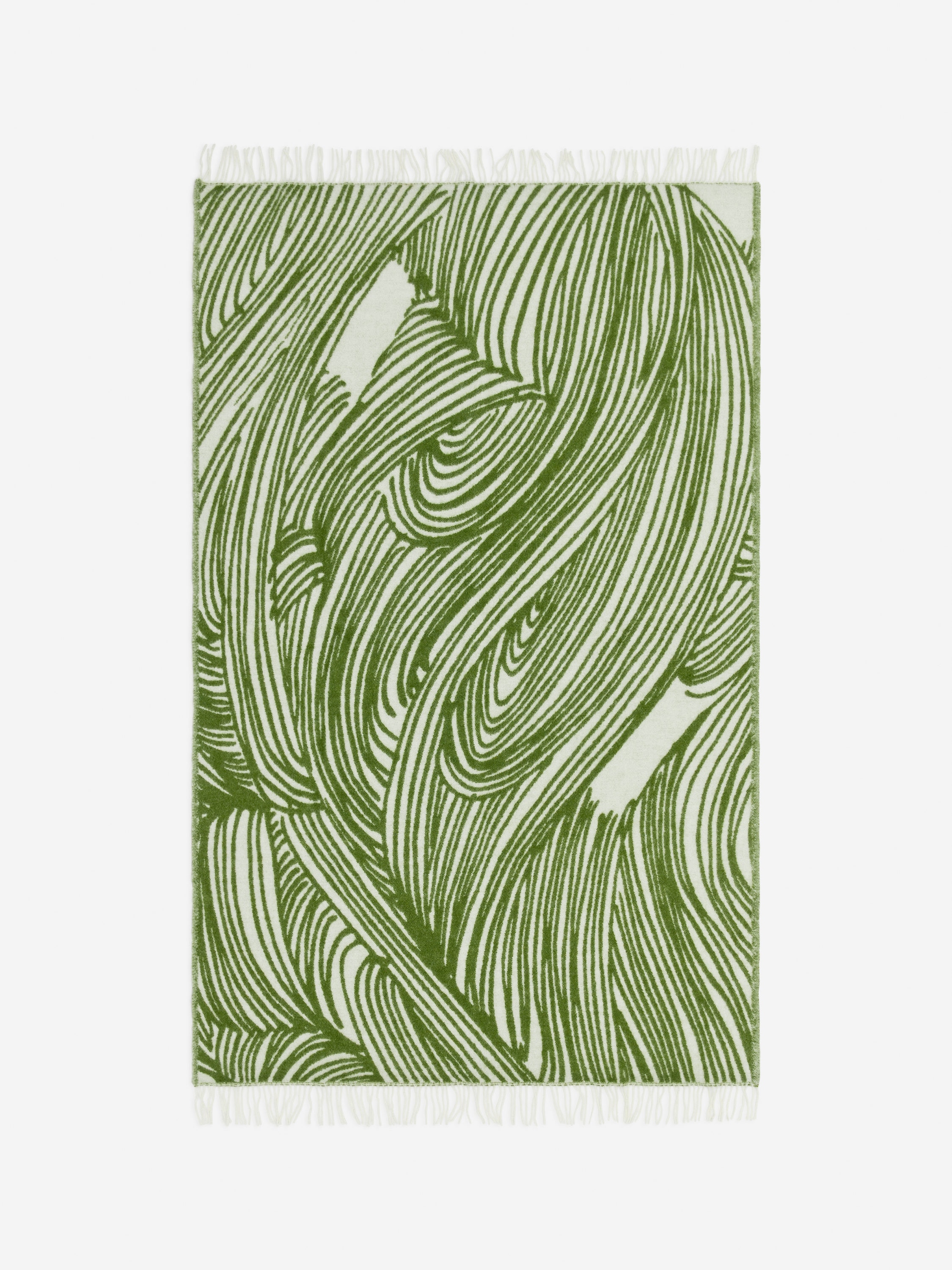 Klippan Wool Blanket - Green/Off White - Homeware - StillMedia/DescriptiveStillLife - 1