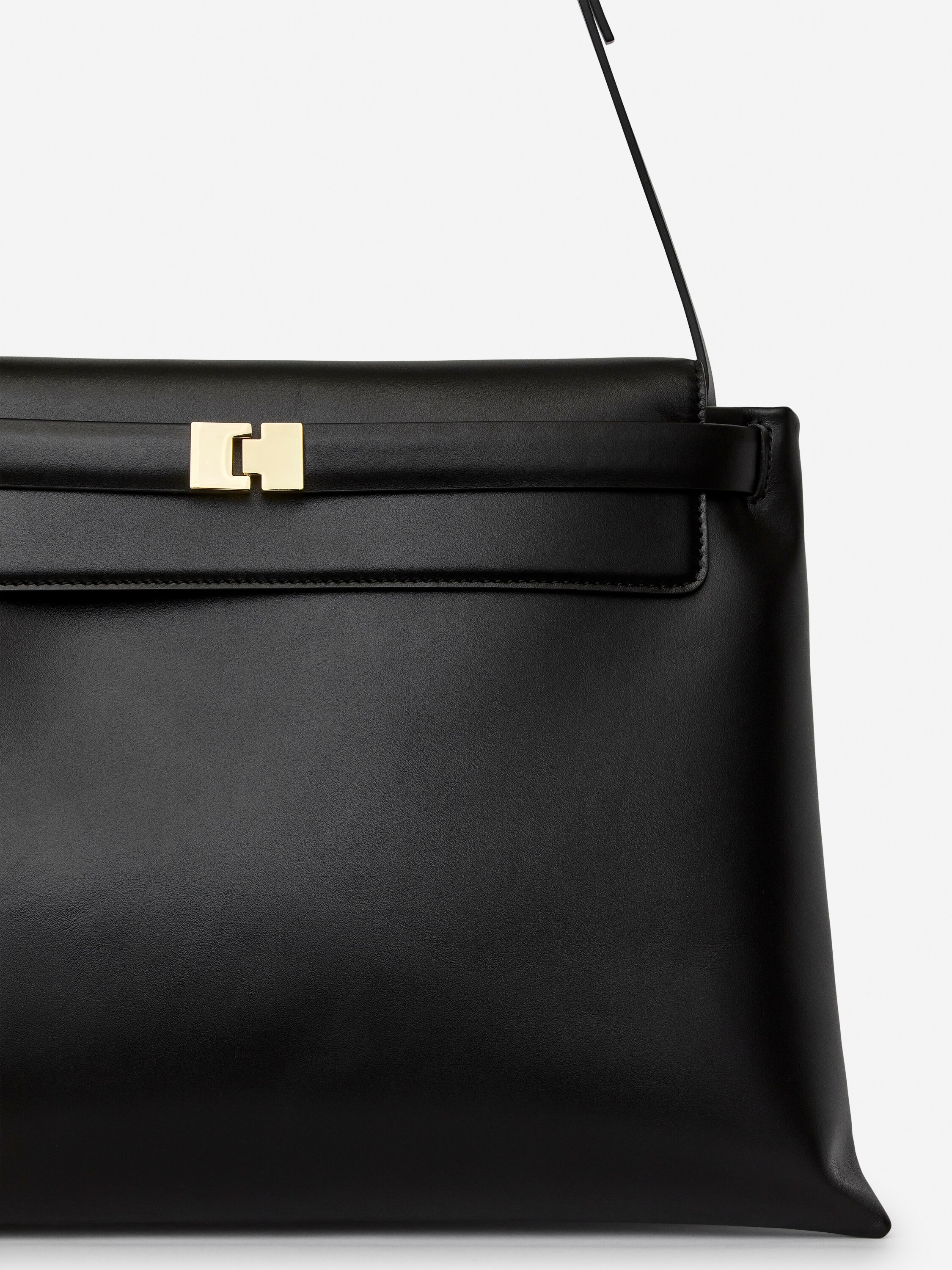 Leather Shoulder Bag – Black – Women – ARKET WW