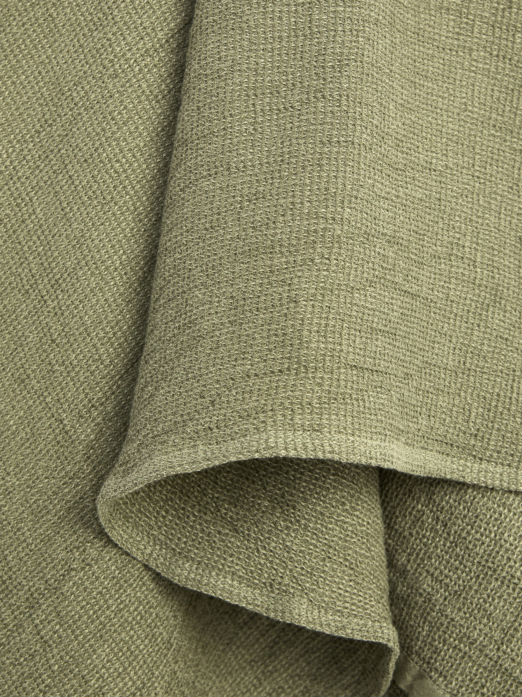 Serviette en coton gaufré 70 x 140 cm - Vert - Maison et décoration - StillMedia/DescriptiveDetail - 1