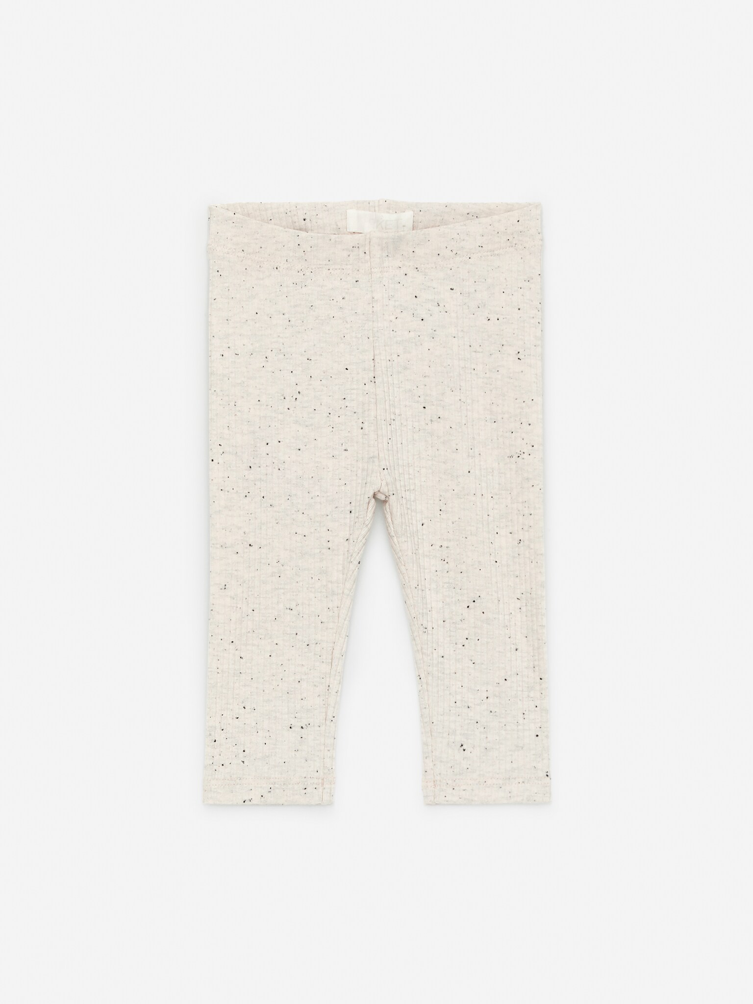 Leggings, lot de 2 - Moucheté écru/noir - 3
