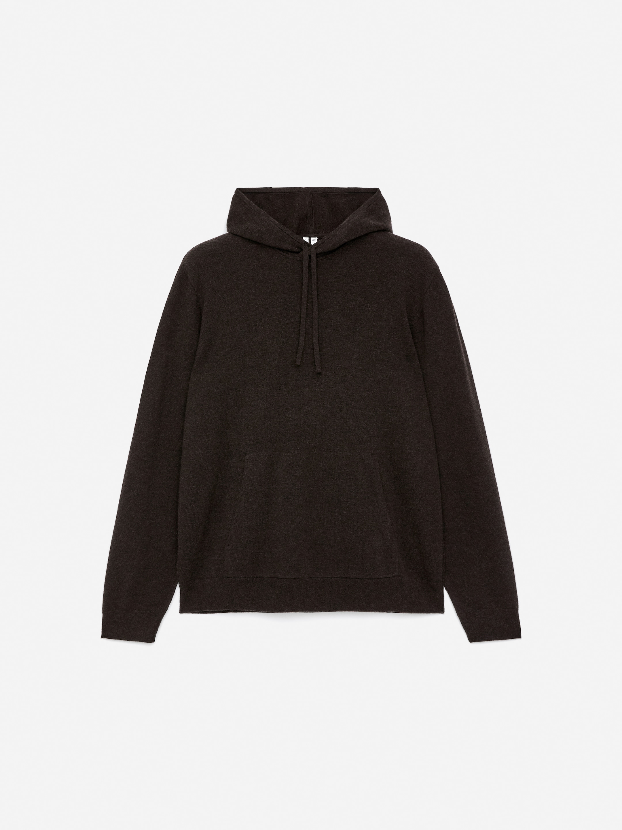 Sweat à capuche en laine et cachemire - Marron foncé - Loose fit - Homme - StillMedia/DescriptiveStillLife - 1