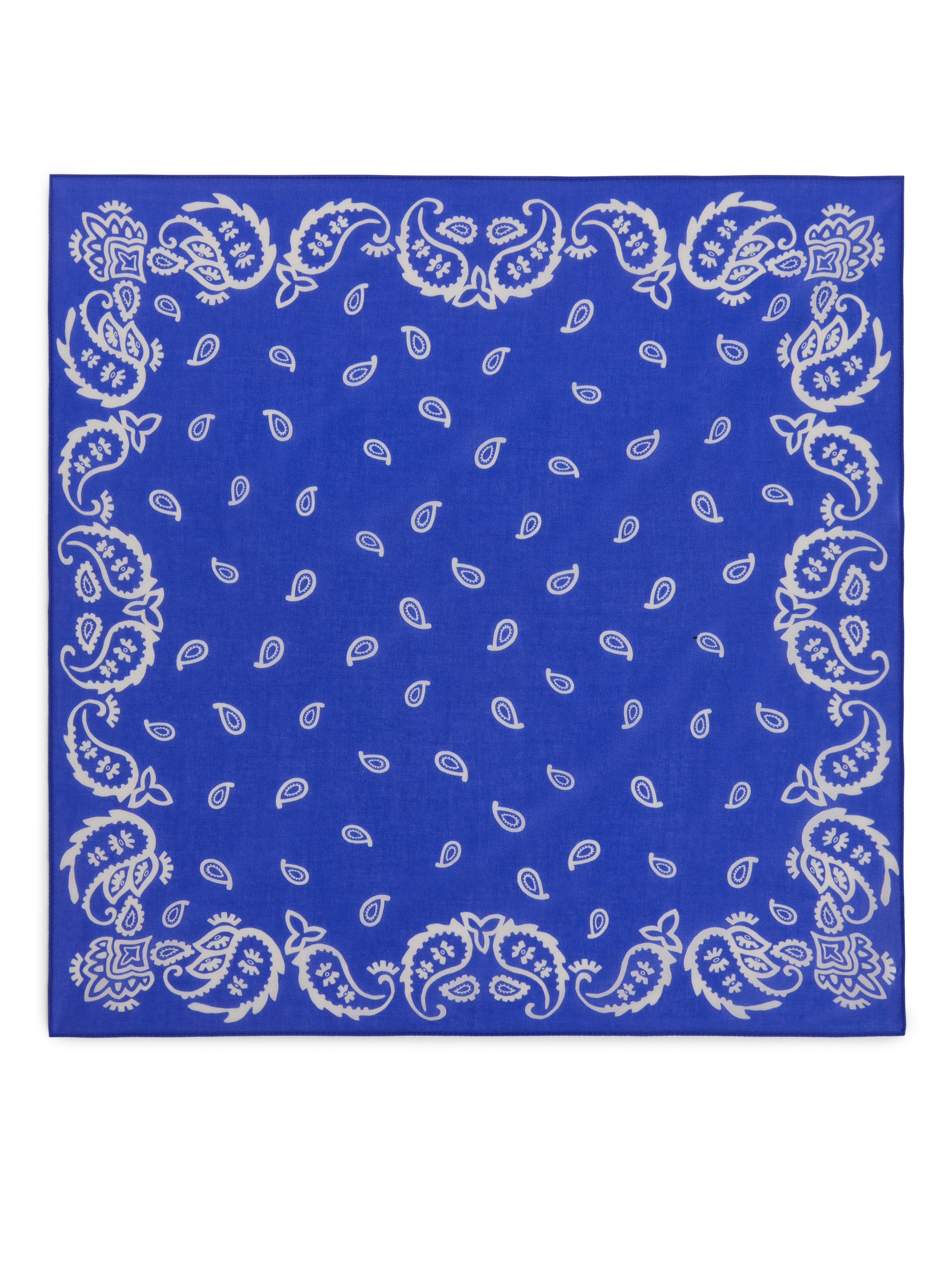 Scarf i bomull-#3B4EA3-6675