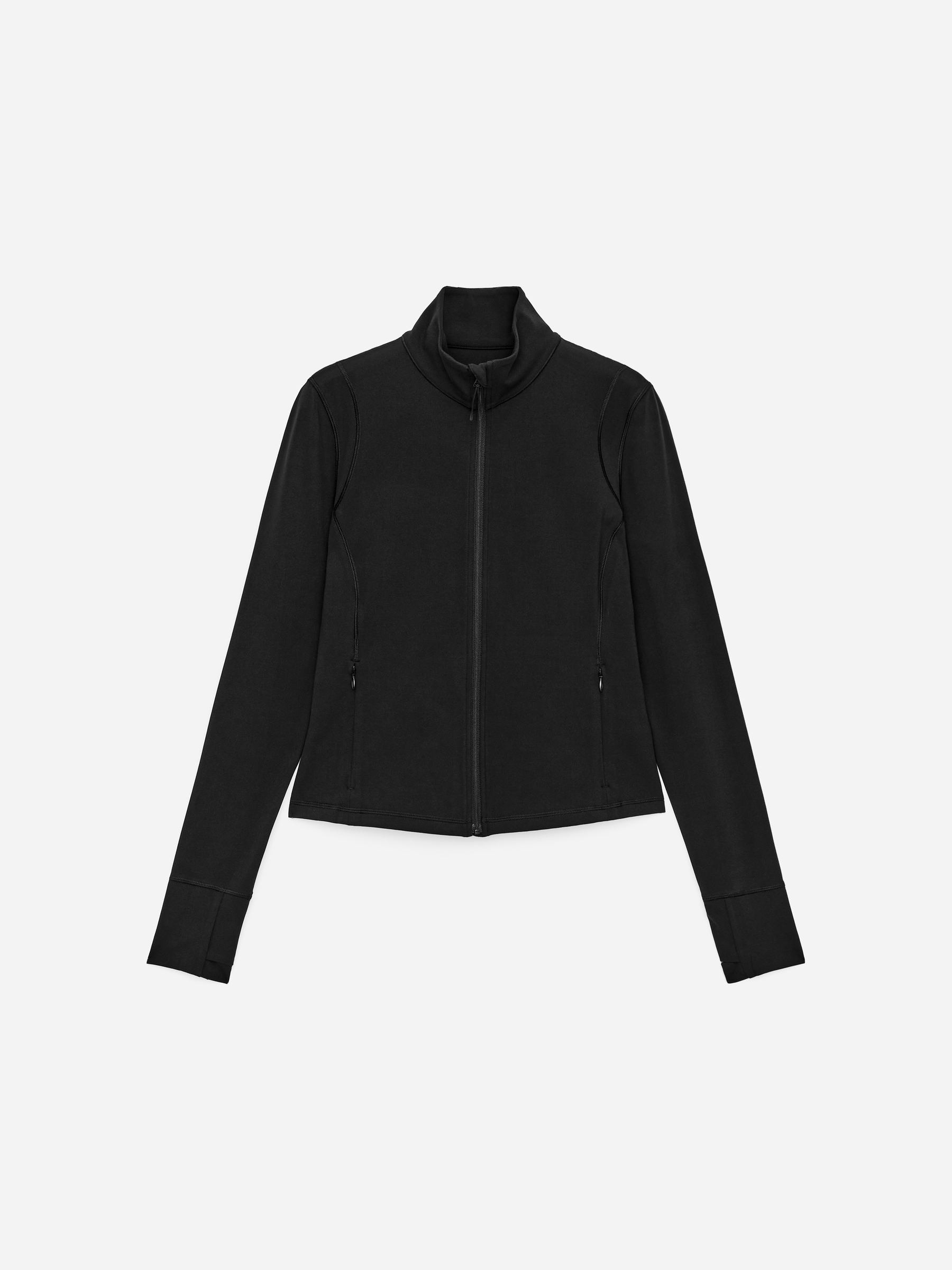 Soft Stretch Zip Jacket - Black - Slim fit - Women - StillMedia/DescriptiveStillLife - 1