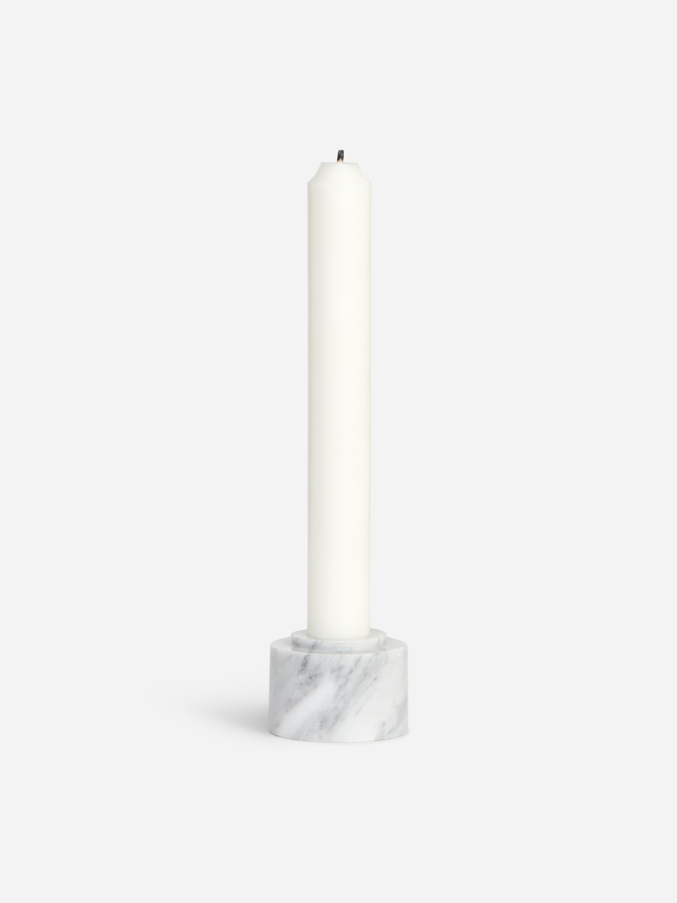 Marble Candle Holder - White - Homeware - StillMedia/DescriptiveStillLife - 1