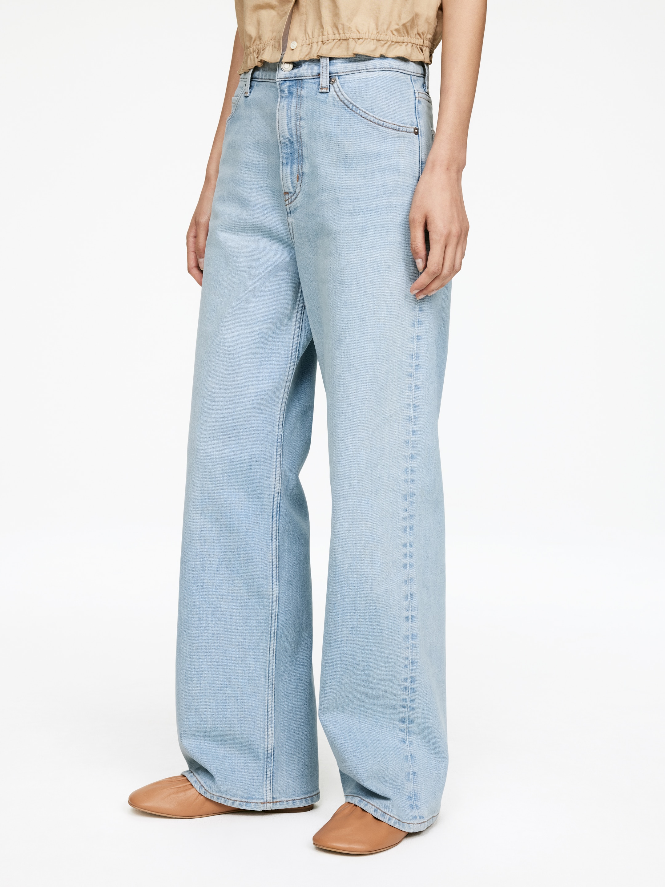 Zobrazit větší obrázek: LUPINE rozšířené džíny - Modrá - ŽENY | H&M CZ 3