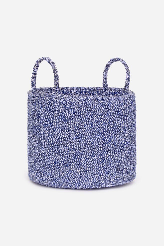 Storage Basket 41 cm - Blue Melange - 1