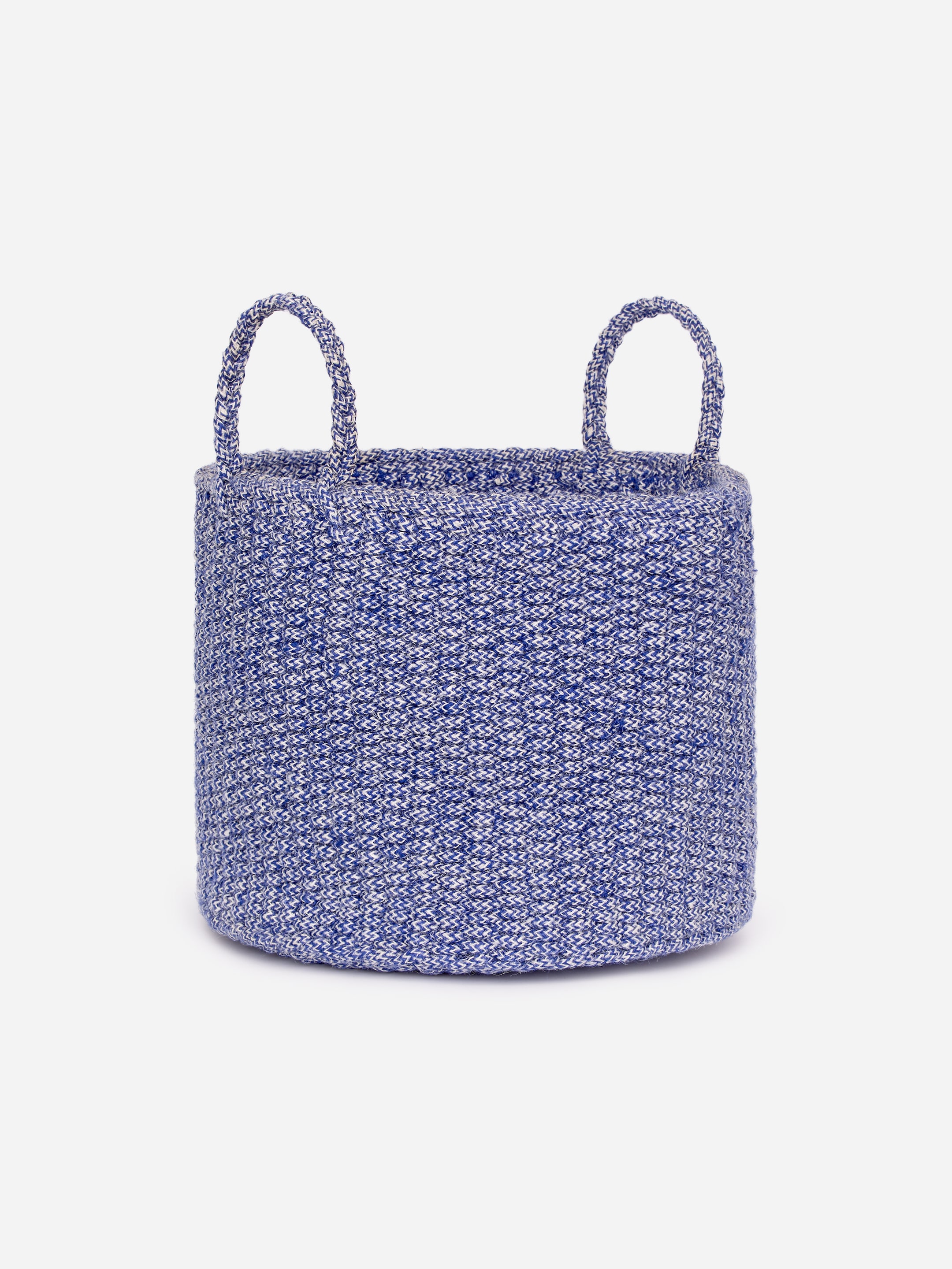 Ver imagen más grande: Cesta de almacenamiento de 41 cm - Azul jaspeado - HOME | H&M ES 1