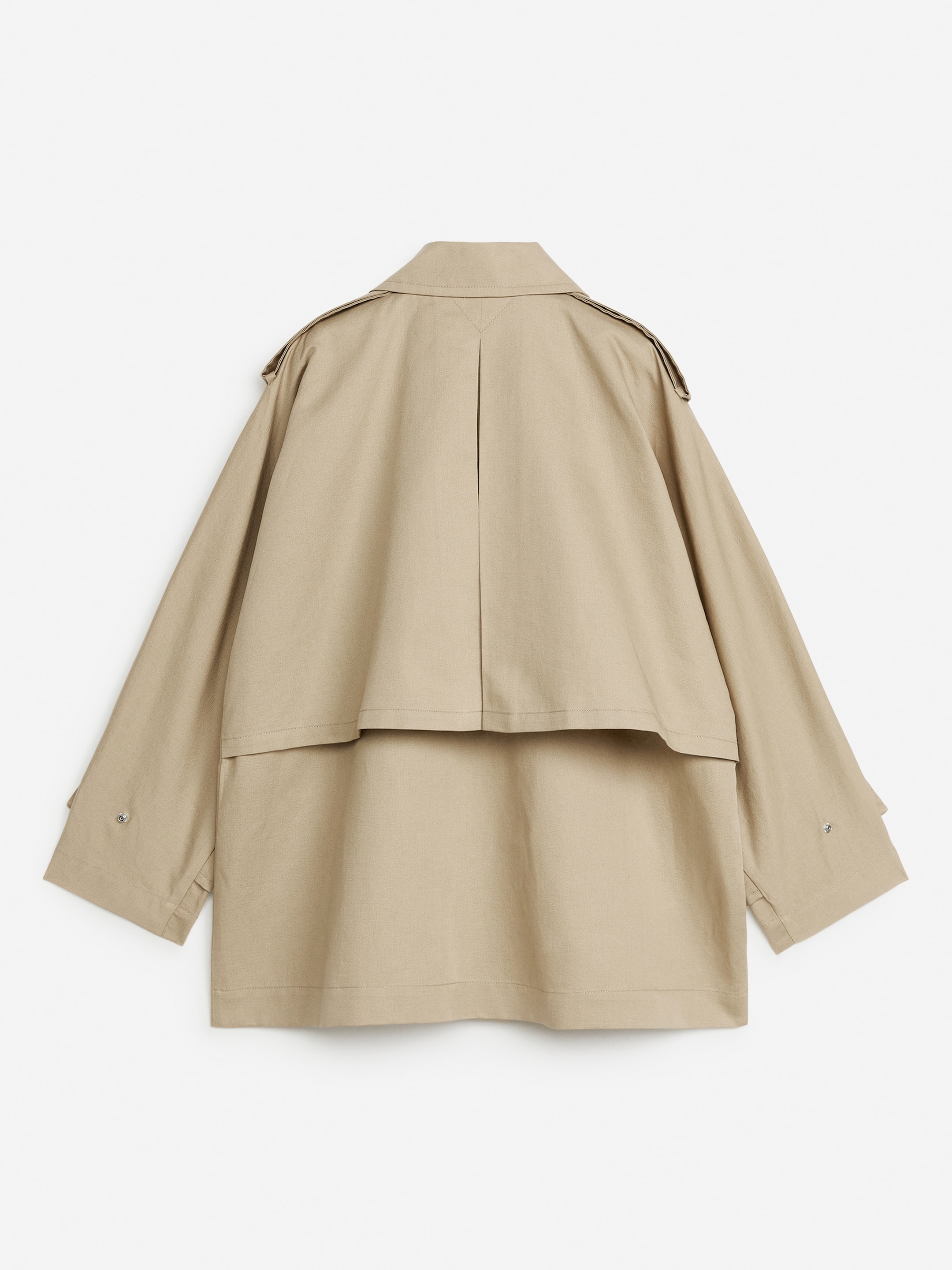 Größeres Bild ansehen: Kurzer Trenchcoat - Beige - Ladies | H&M DE 3