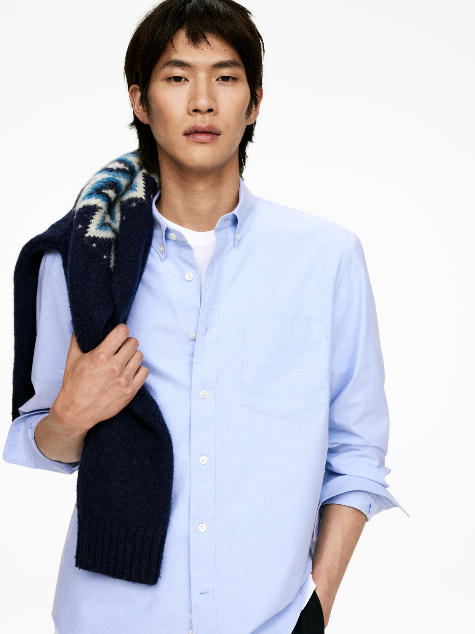 Oxford Shirt - Light Blue - Regular fit - Men - StillMedia/Lookbook - 37