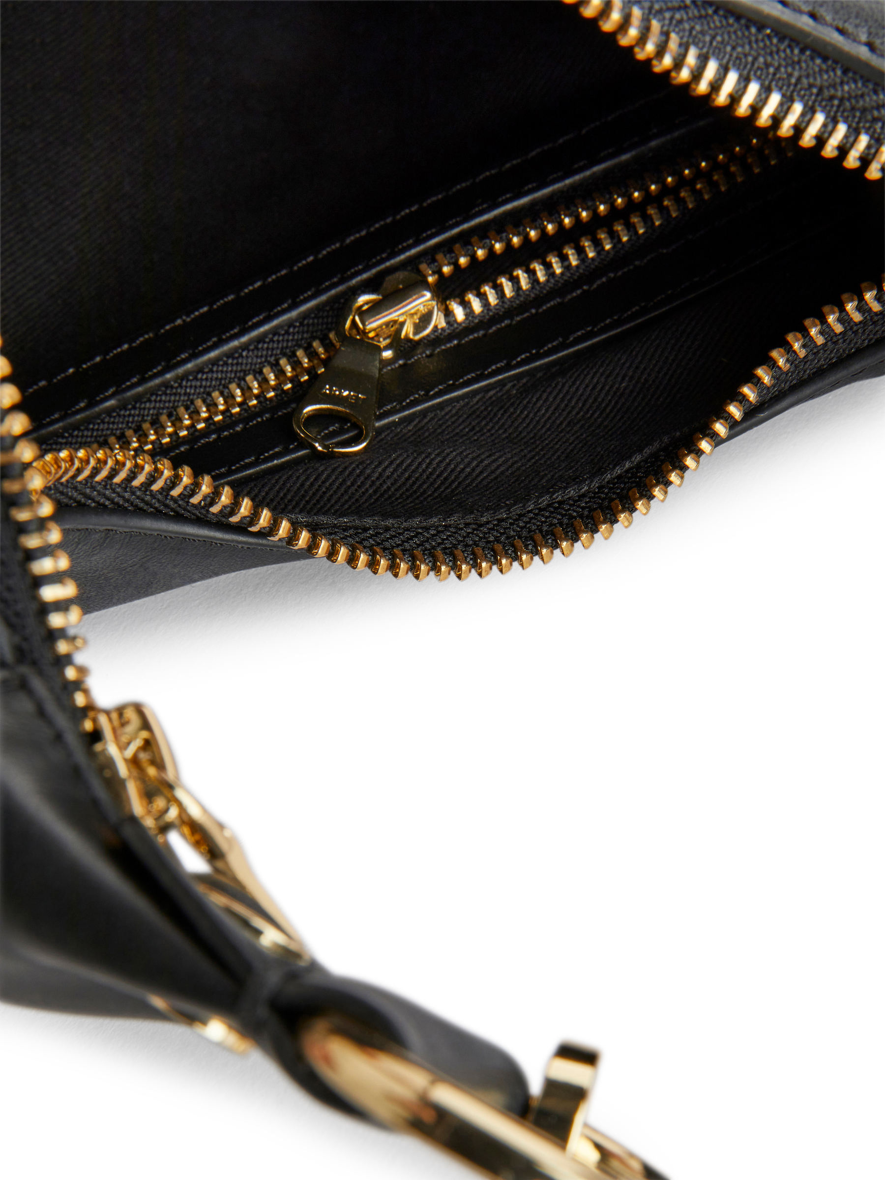 Skórzana torebka w kształcie półksiężyca - Czarny - Women - StillMedia/DescriptiveDetail - 7