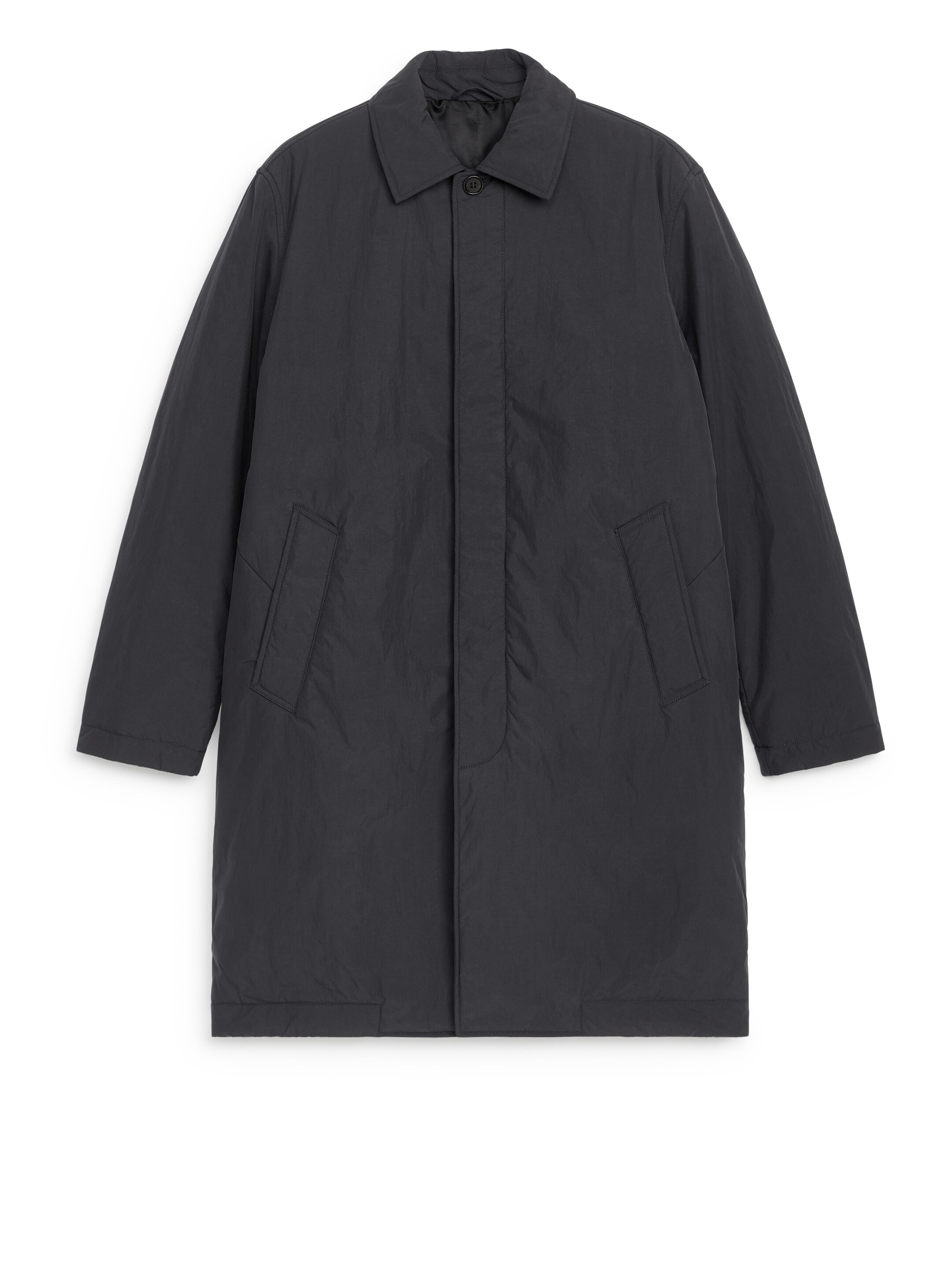 Zobacz większy obraz: Watowany płaszcz - Ciemnoszary - ON | H&M PL 1
