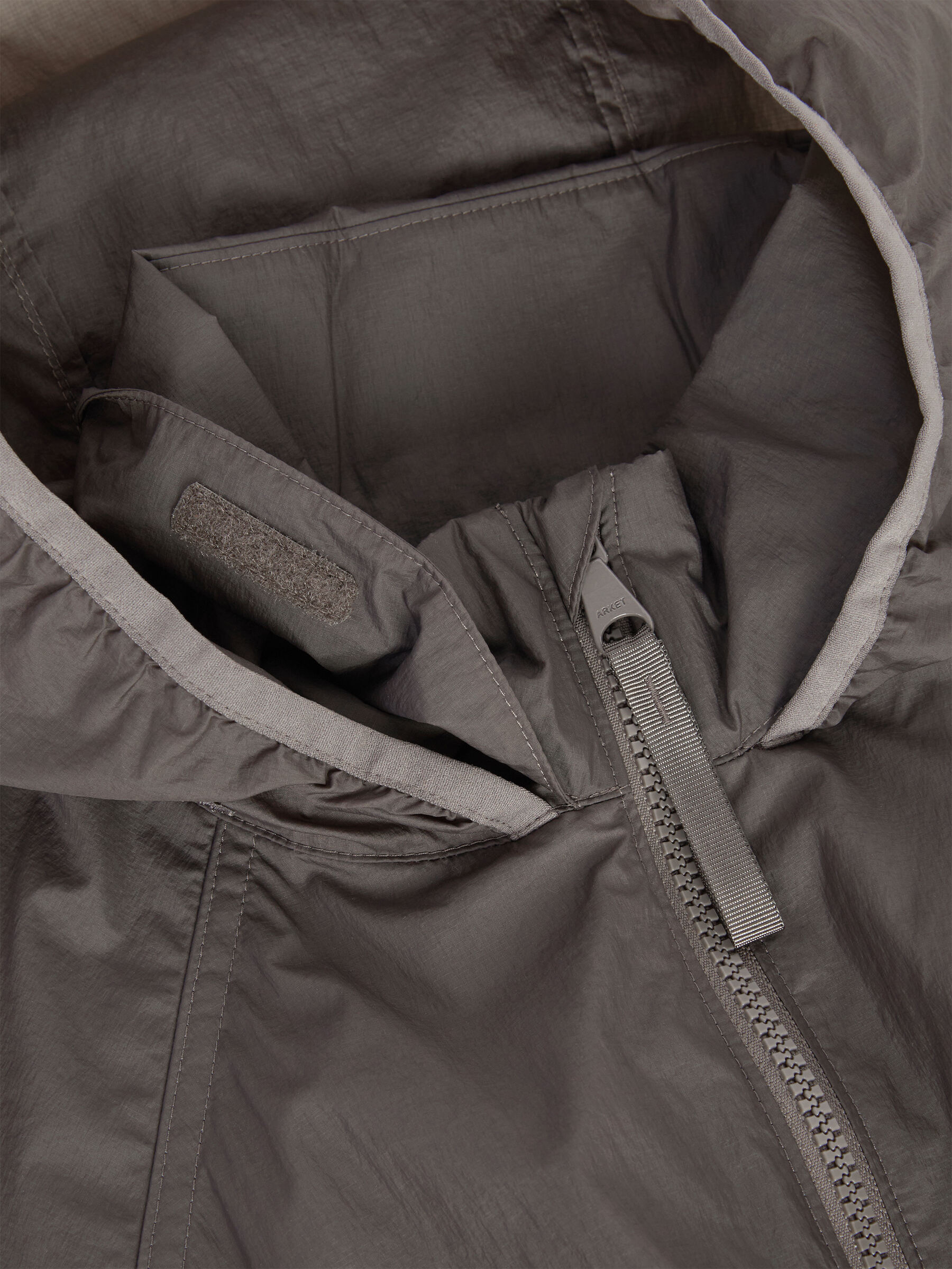 Minimal Windbreaker - Grey - Regular fit - Men - StillMedia/DescriptiveDetail - 7