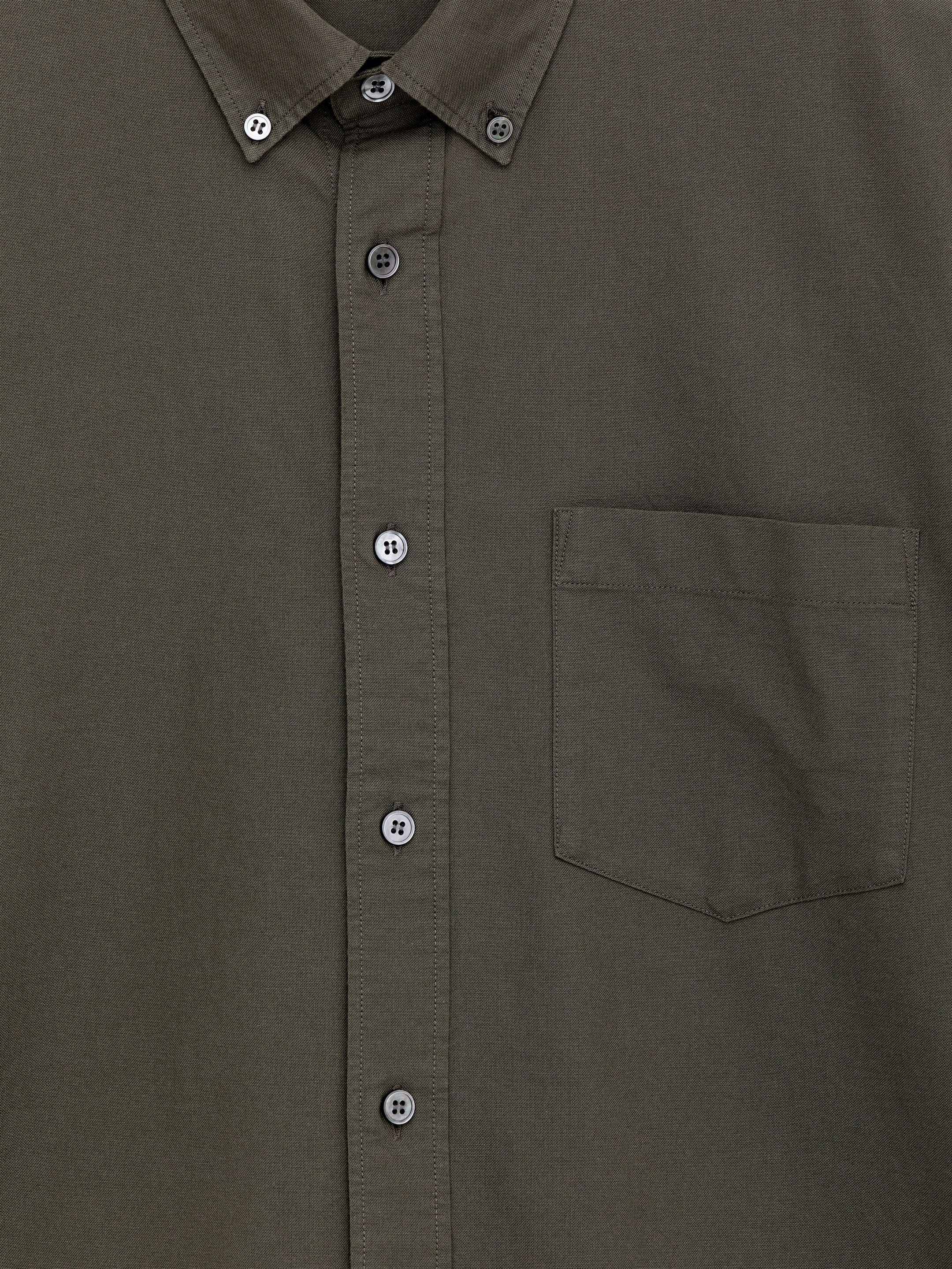 Oxford-Hemd mit normaler Passform - Dunkles Graubraun - Regular Fit - Herren - StillMedia/DescriptiveDetail - 1