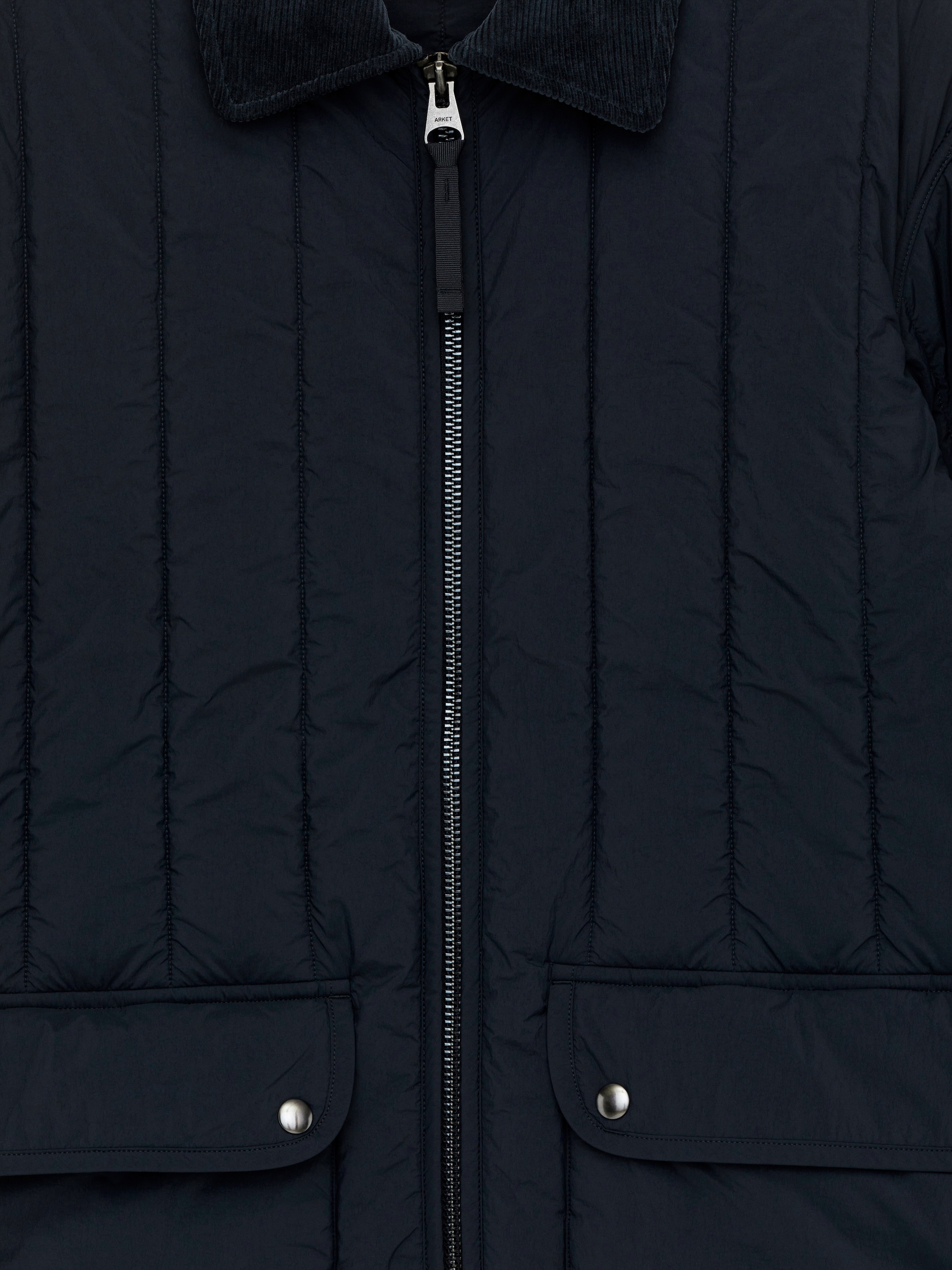 Quilted Jacket - Dark Blue - Regular fit - Men - StillMedia/DescriptiveDetail - 2