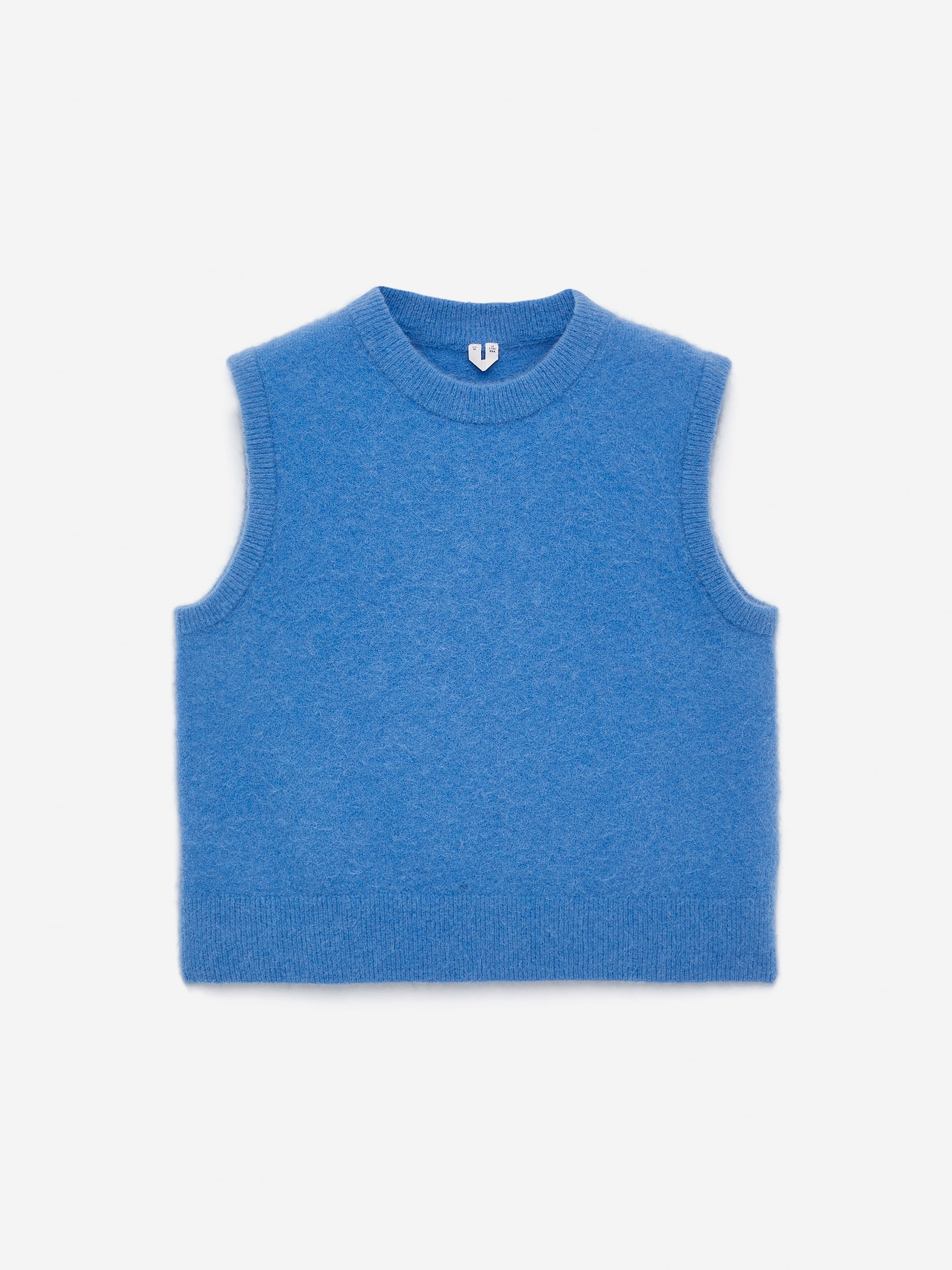 Slipover i alpacka och ull - Blå - Regular fit - Women - StillMedia/DescriptiveStillLife - 1