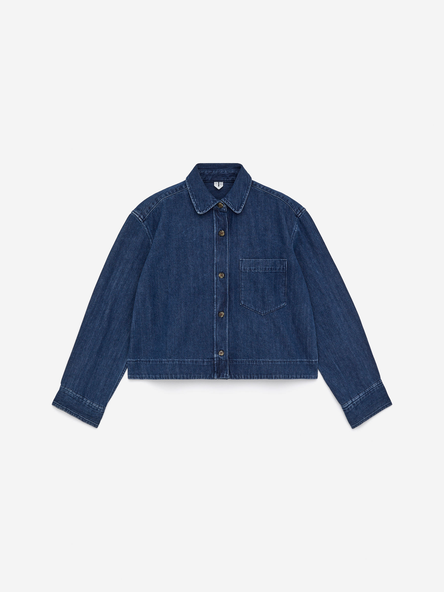 Denim Shirt - Blue - Regular fit - Women - StillMedia/DescriptiveStillLife - 1