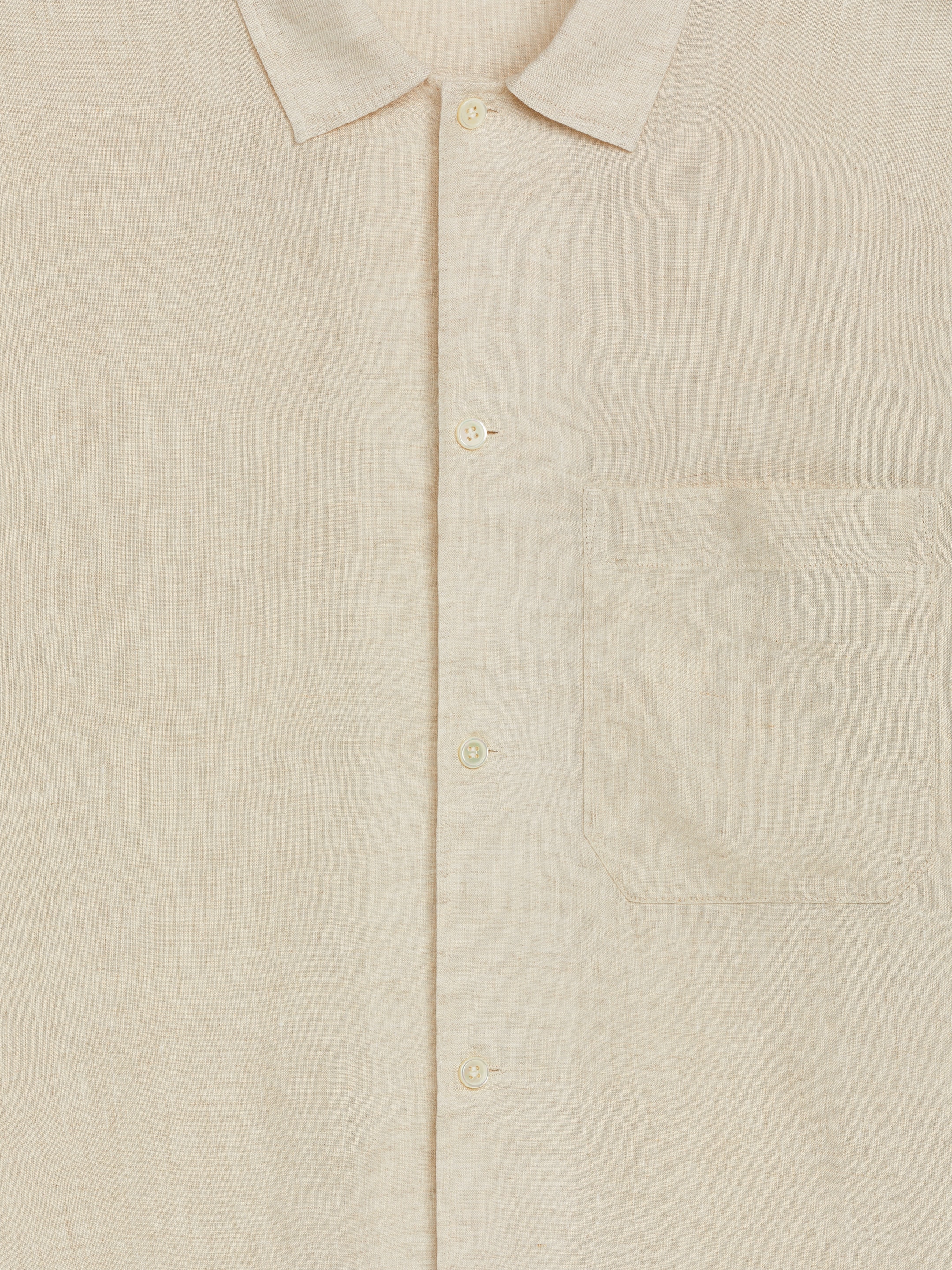 Linen Shirt - Beige - Regular fit - Men - StillMedia/DescriptiveDetail - 11