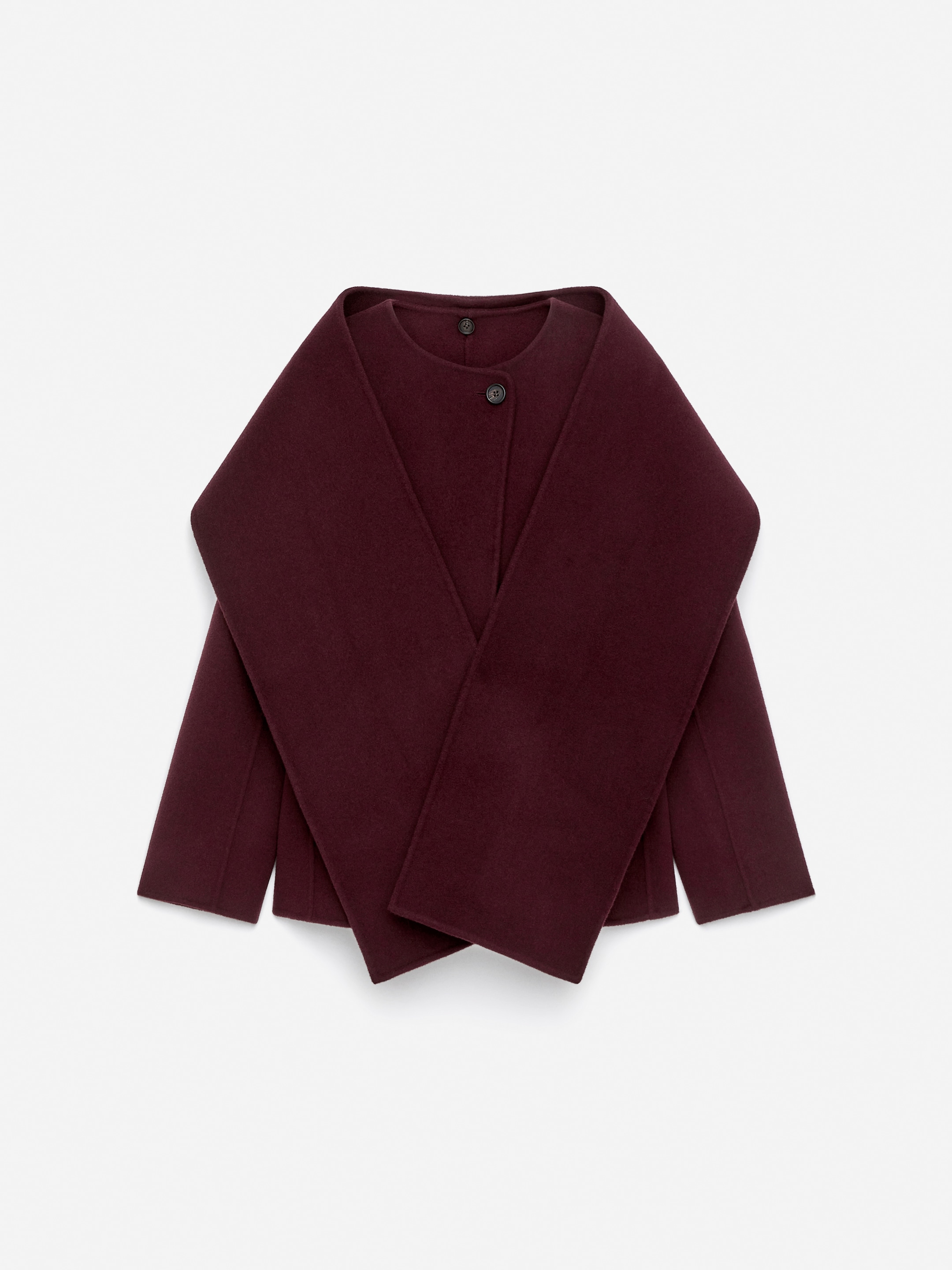 Doublé Wool-Blend Blazer - Burgundy - Slim fit - Women - StillMedia/DescriptiveStillLife - 3